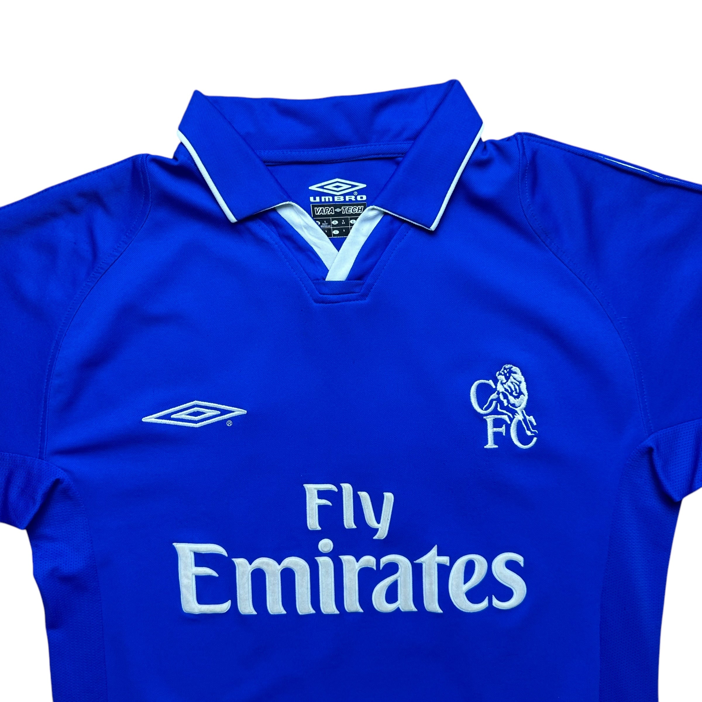 Chelsea 2001-03 Home Shirt (S) Zola #25