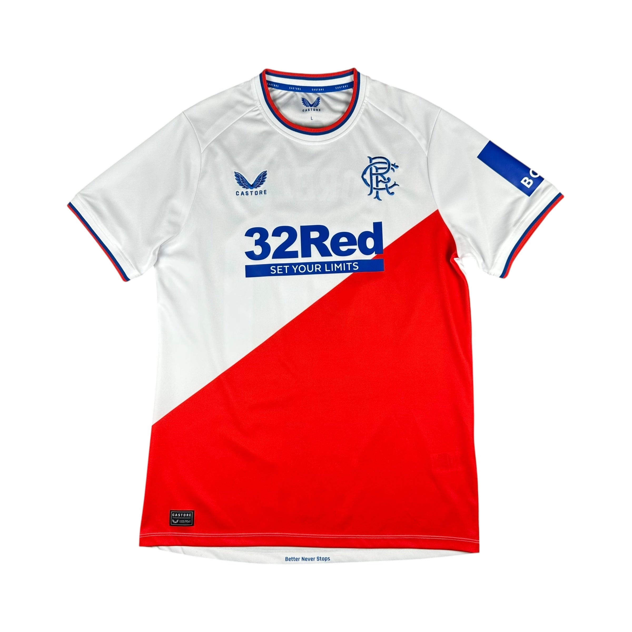 Rangers 2022-23 Away Shirt (L) Morelos #20