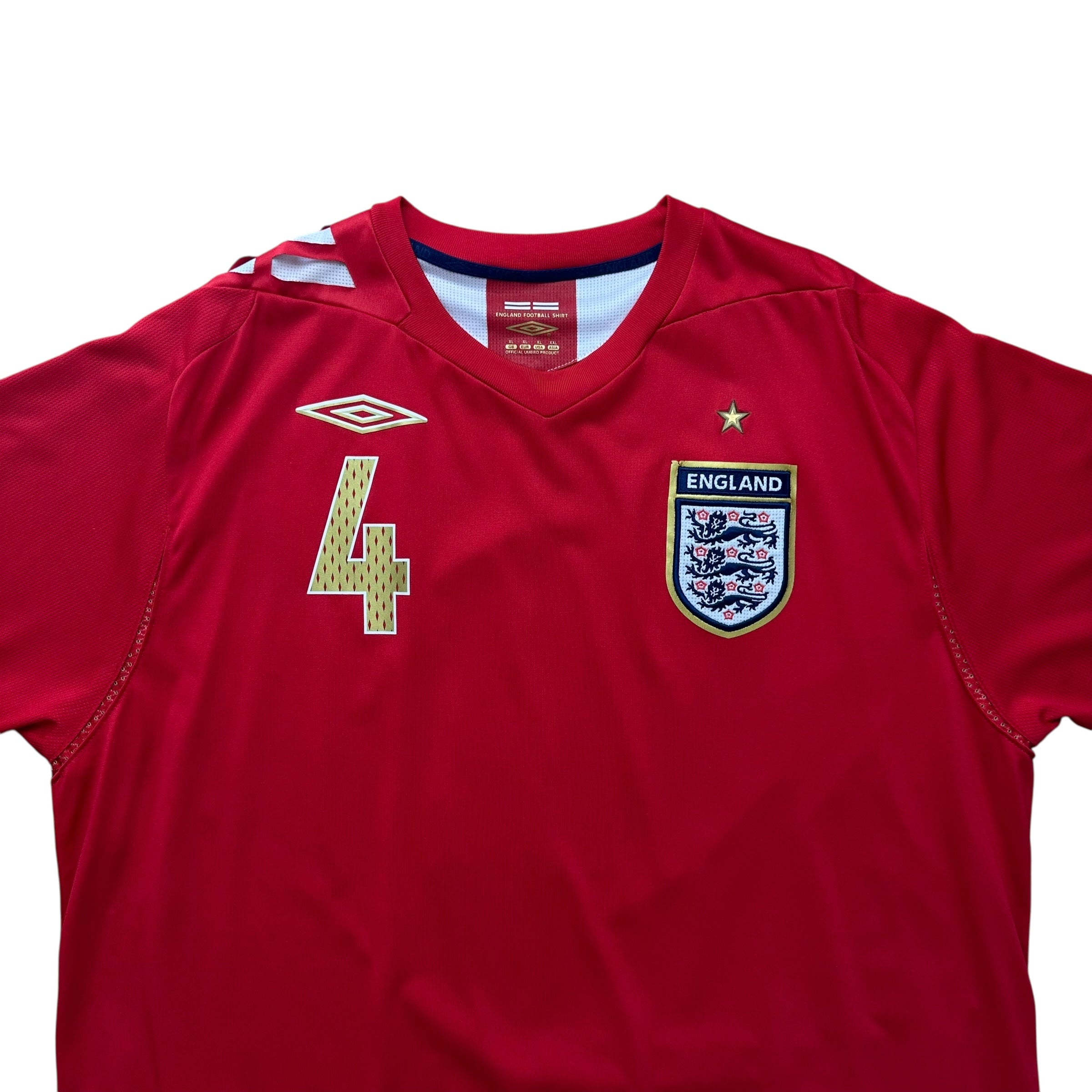 England 2006 Away Shirt (XL) Gerrard #4