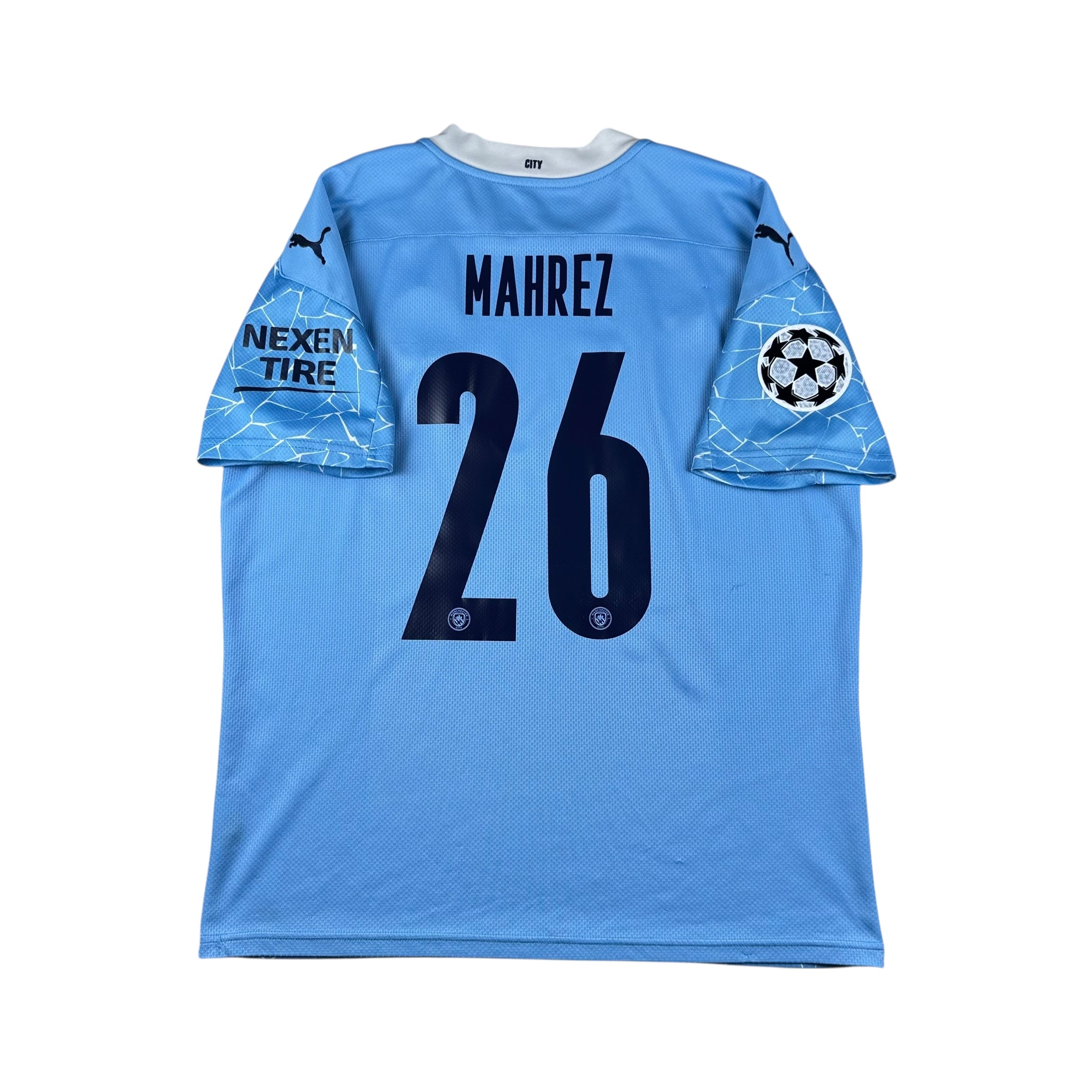 Manchester City 2020-21 Home Shirt (L) Mahrez #26