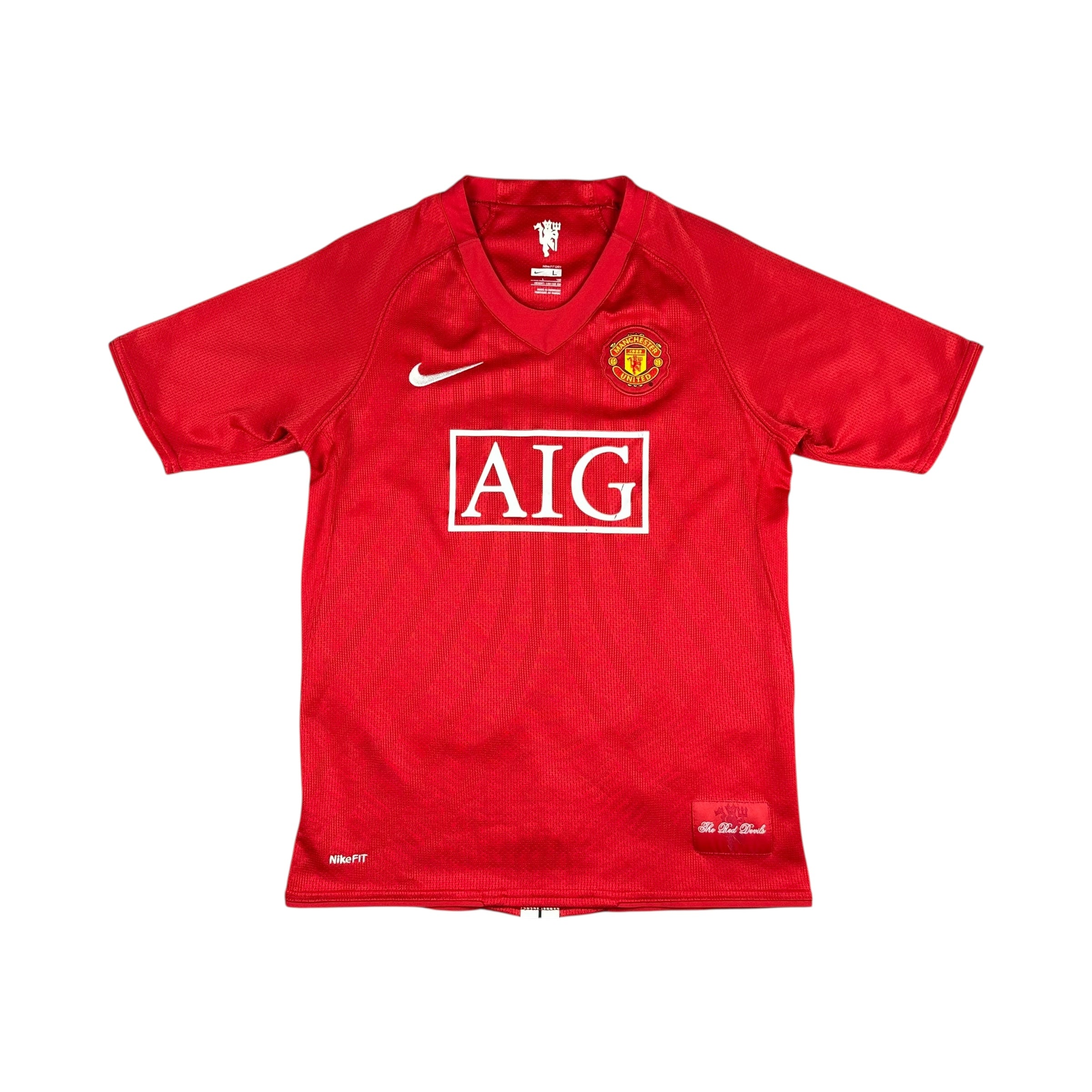 Manchester United 2007-08 Home Shirt (Youth L) Ronaldo #7