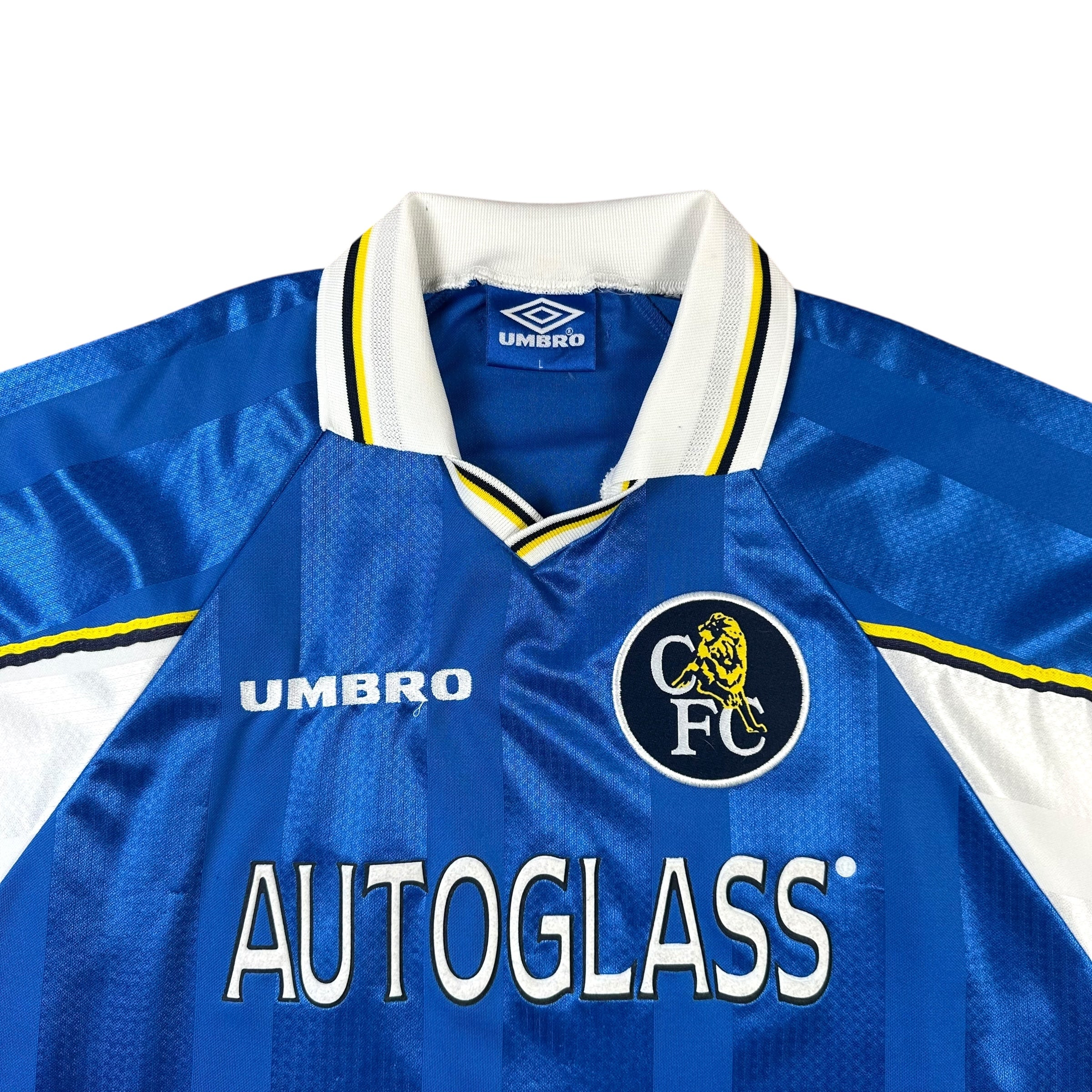 Chelsea 1997-99 Home Shirt (L) Zola #24