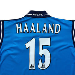 Manchester City 2001-02 Home Shirt (XL) Haaland #15