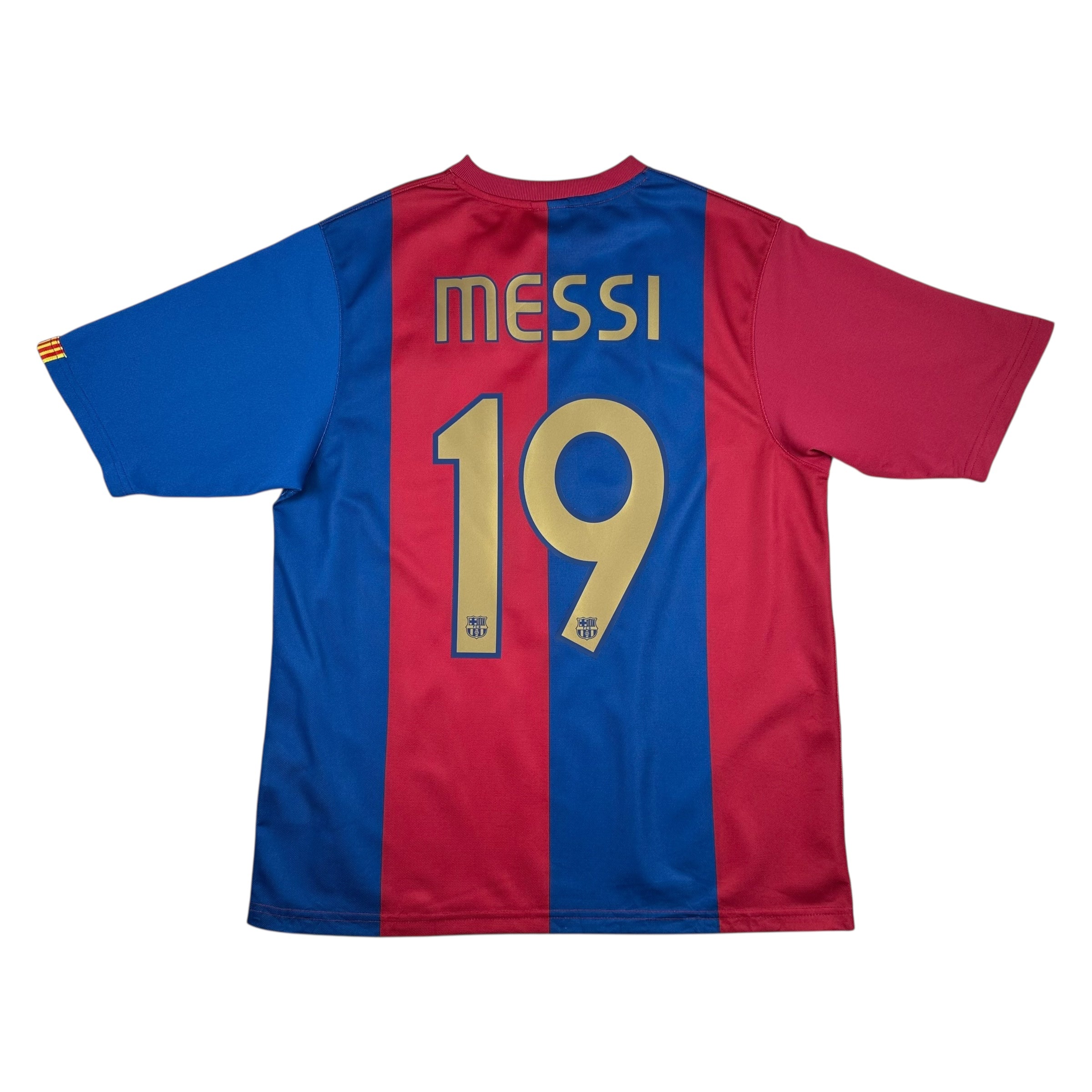 Barcelona 2006-07 Basic Home Shirt (M) Messi #19