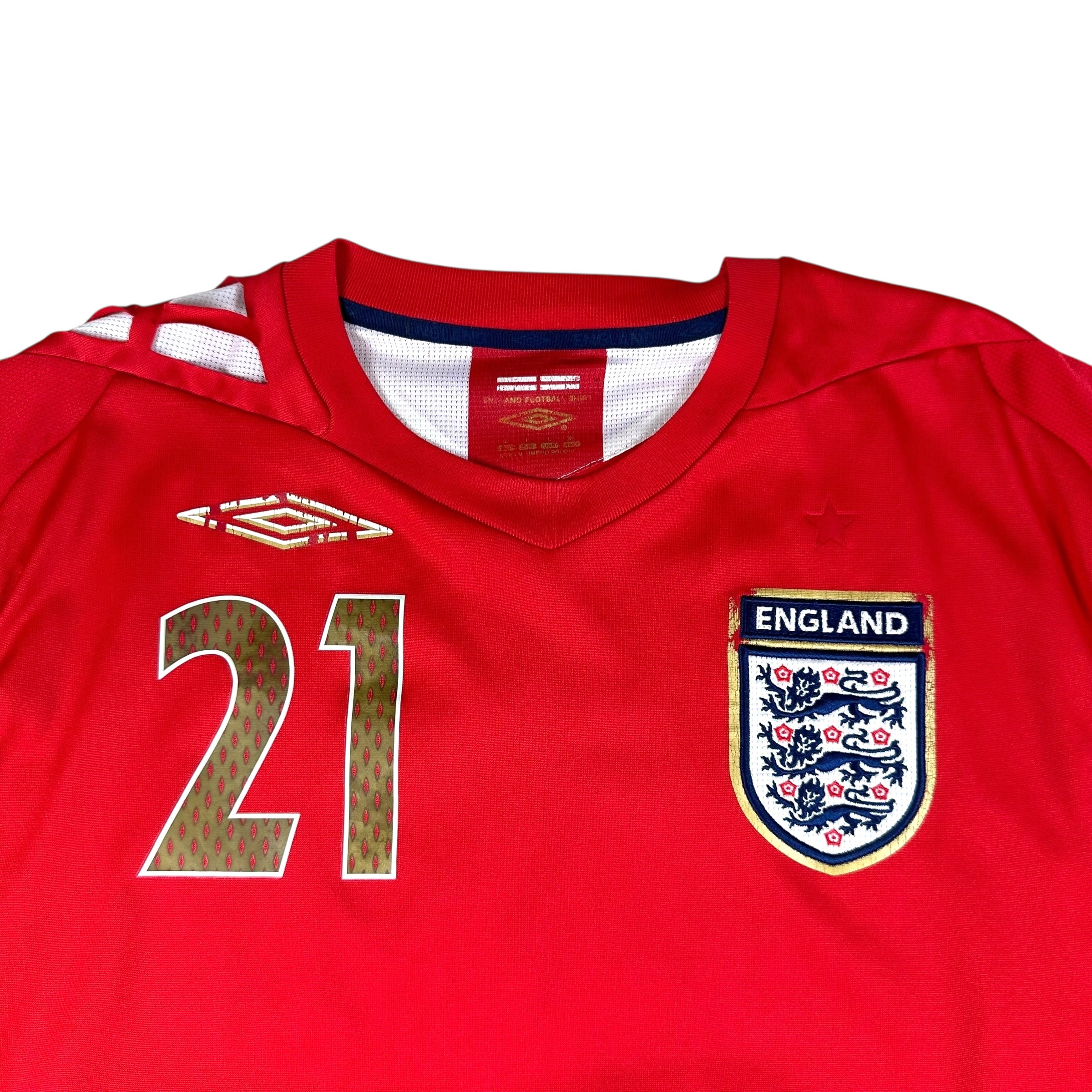 England 2006 Away Shirt (L) Crouch #21