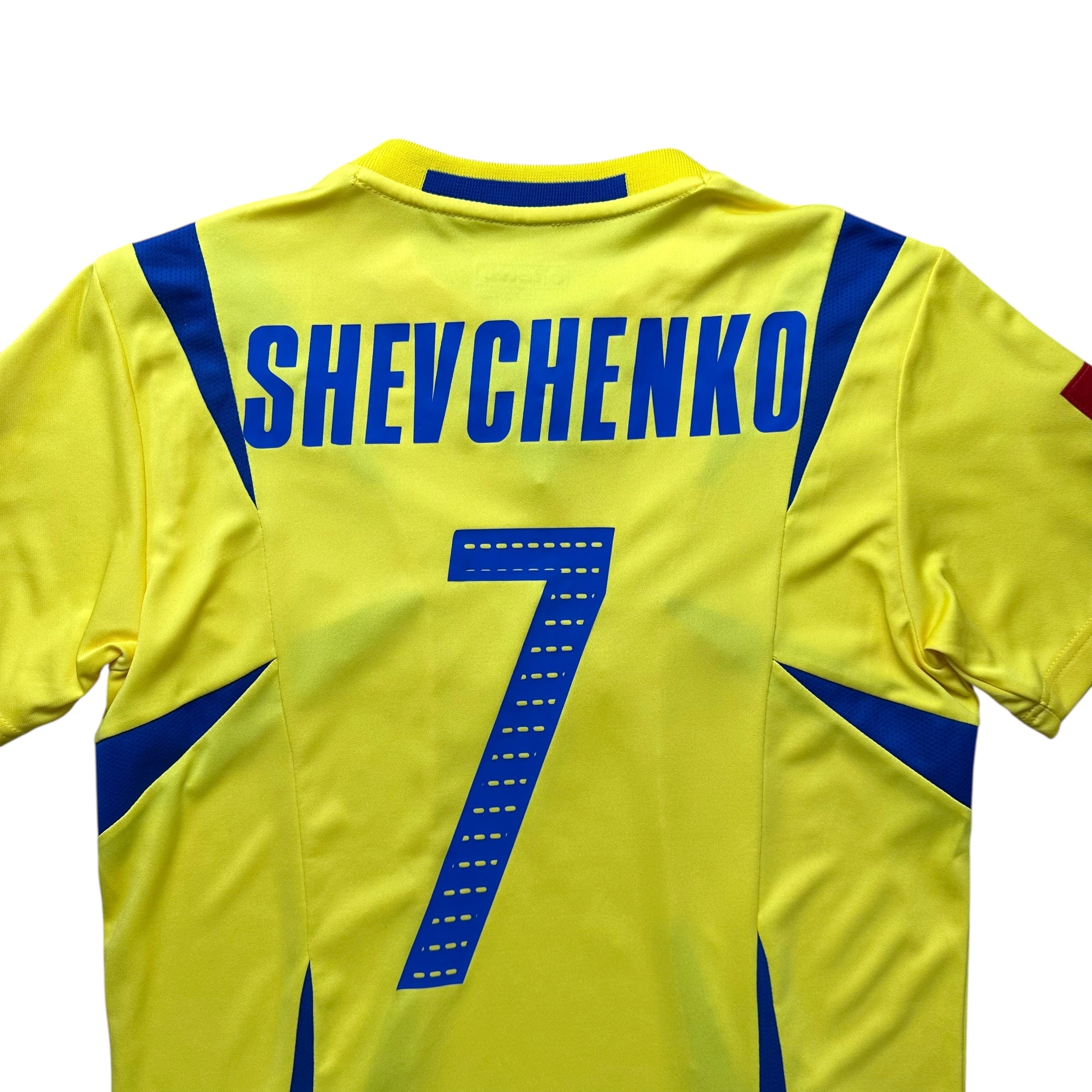 Ukraine 2006 Home Shirt (M) Shevchenko #7