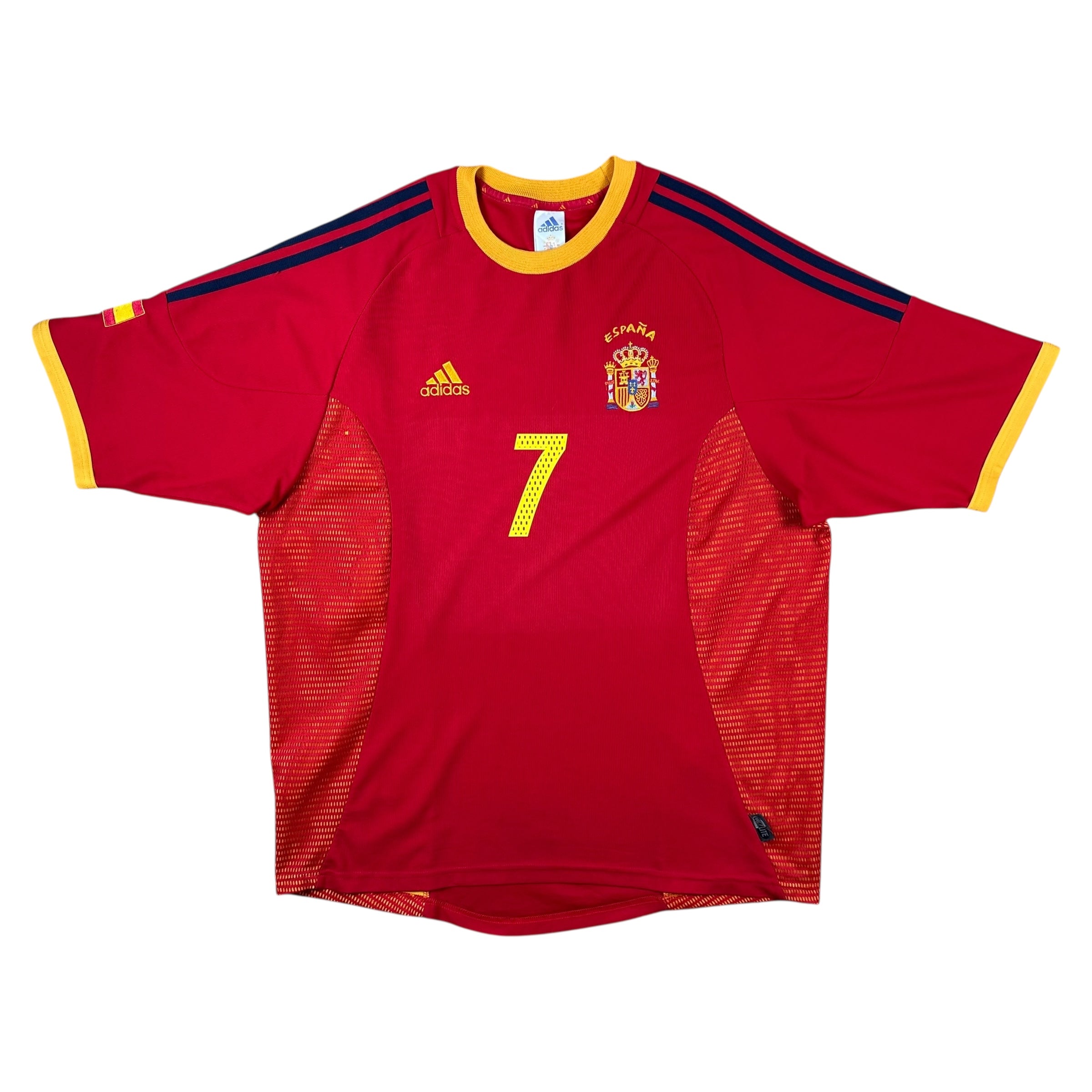 Spain 2002 Home Shirt (XL) Raul #7