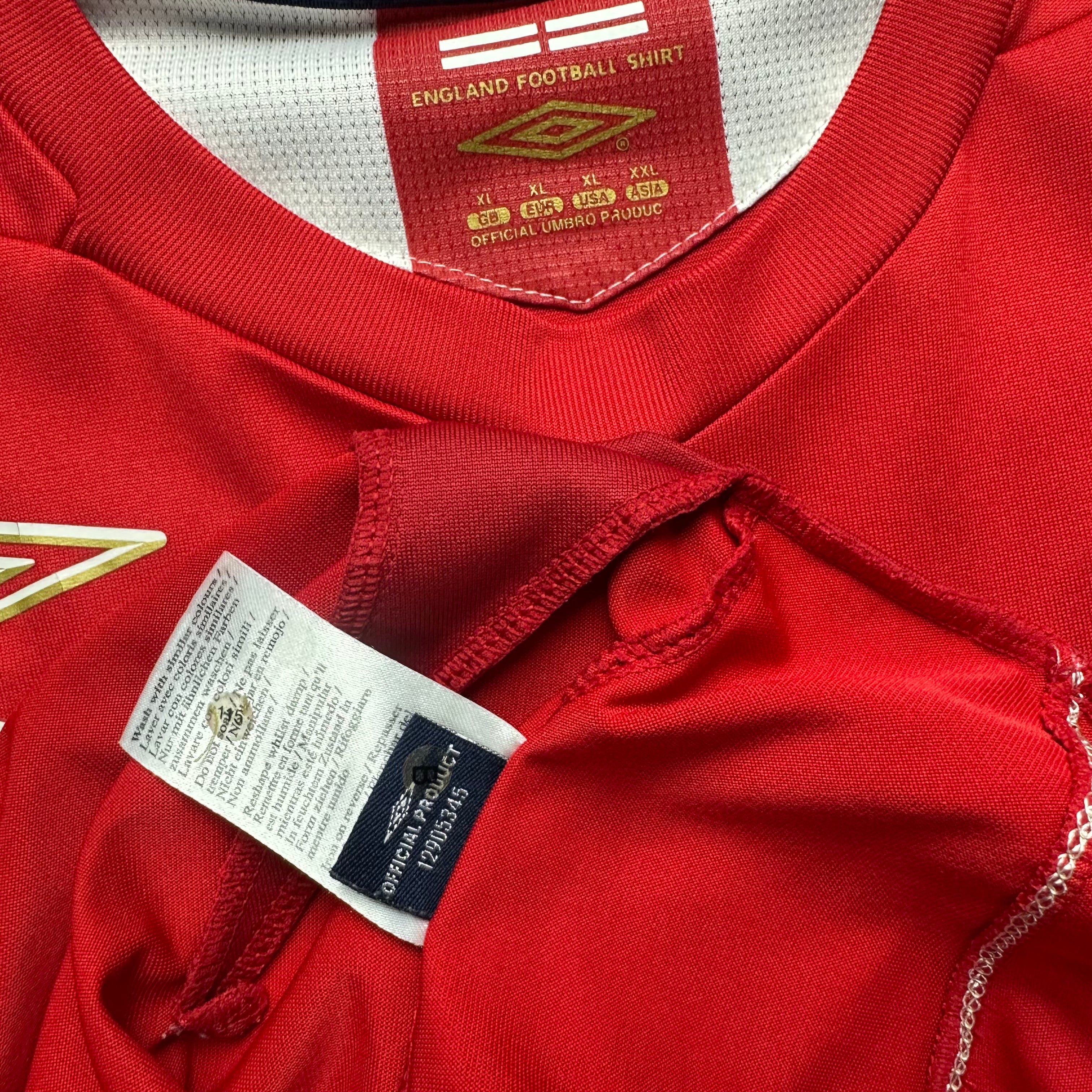 England 2006 Away Shirt (XL) Rooney #9