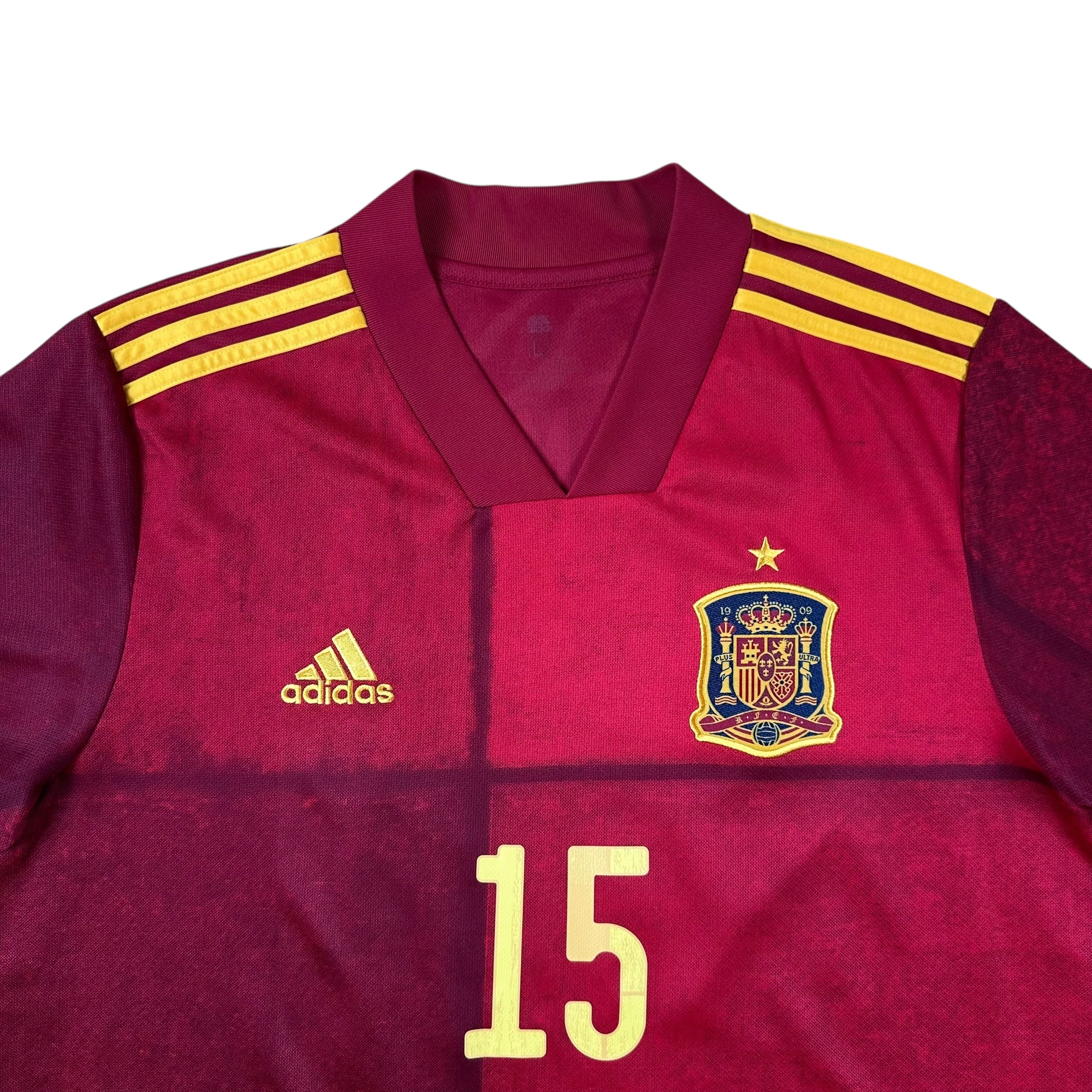 Spain 2020 Home Shirt (L) Ramos #15