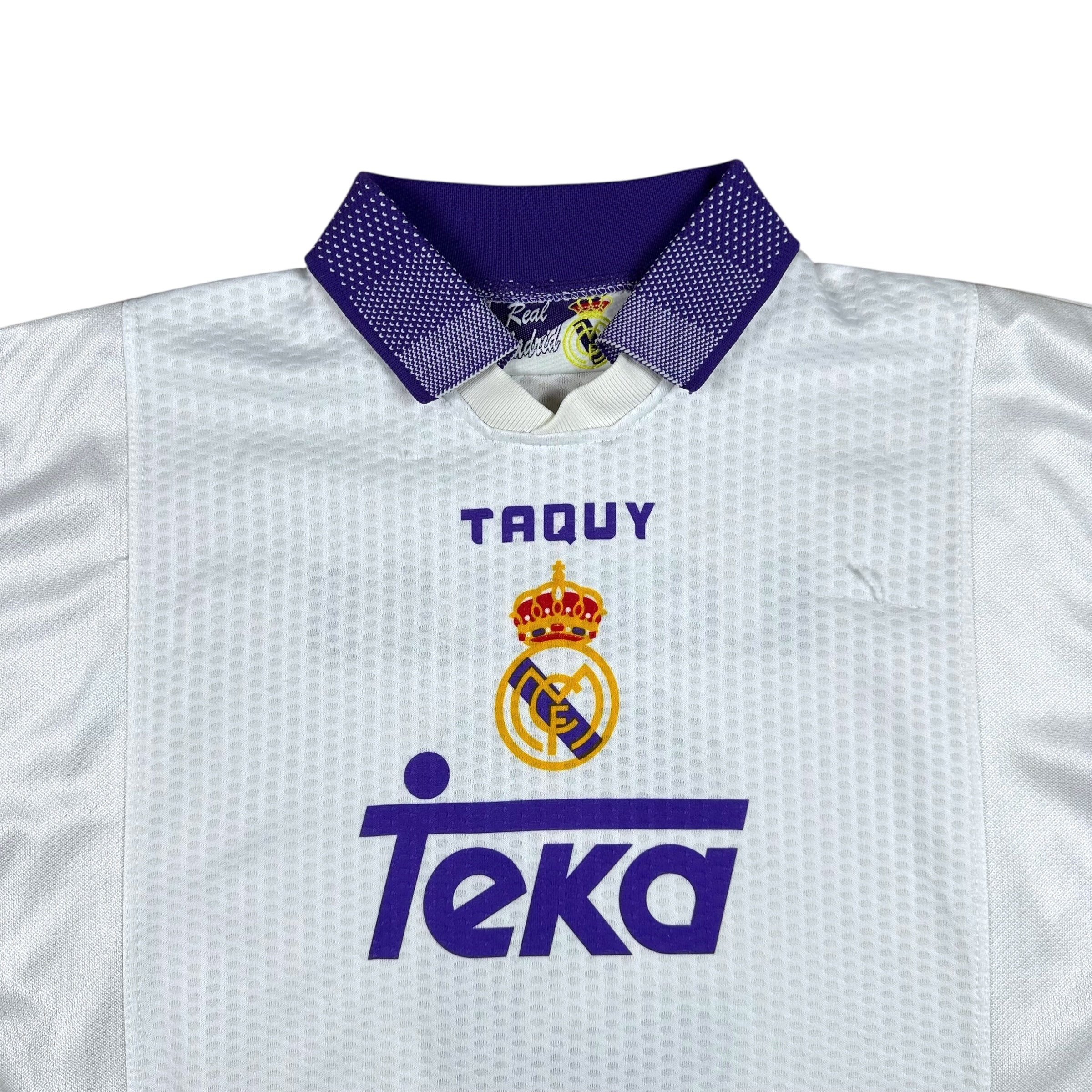 Real Madrid 1997-98 Home Shirt (XS) R.Carlos #3