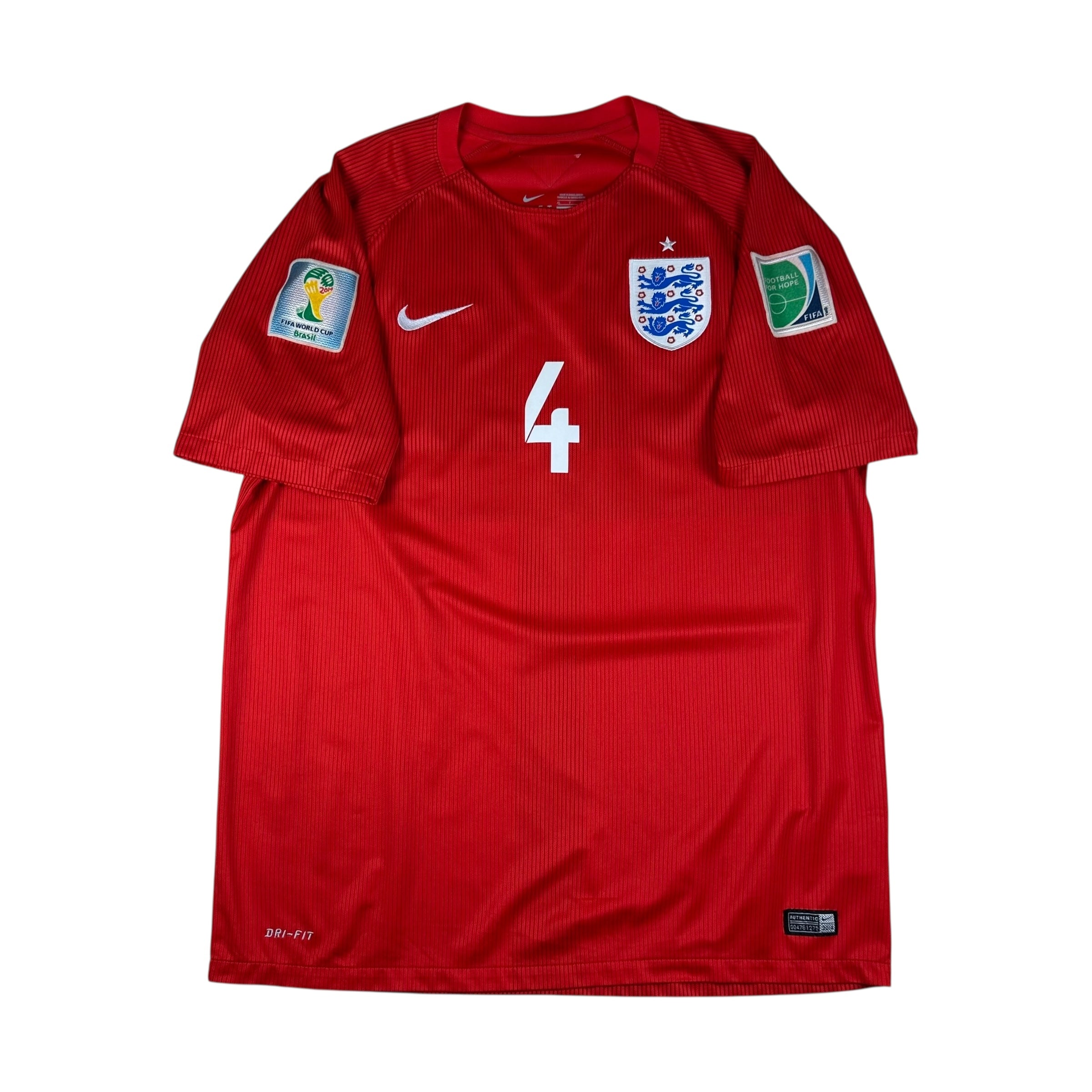 England 2014 Away Shirt (XL) Gerrard #4