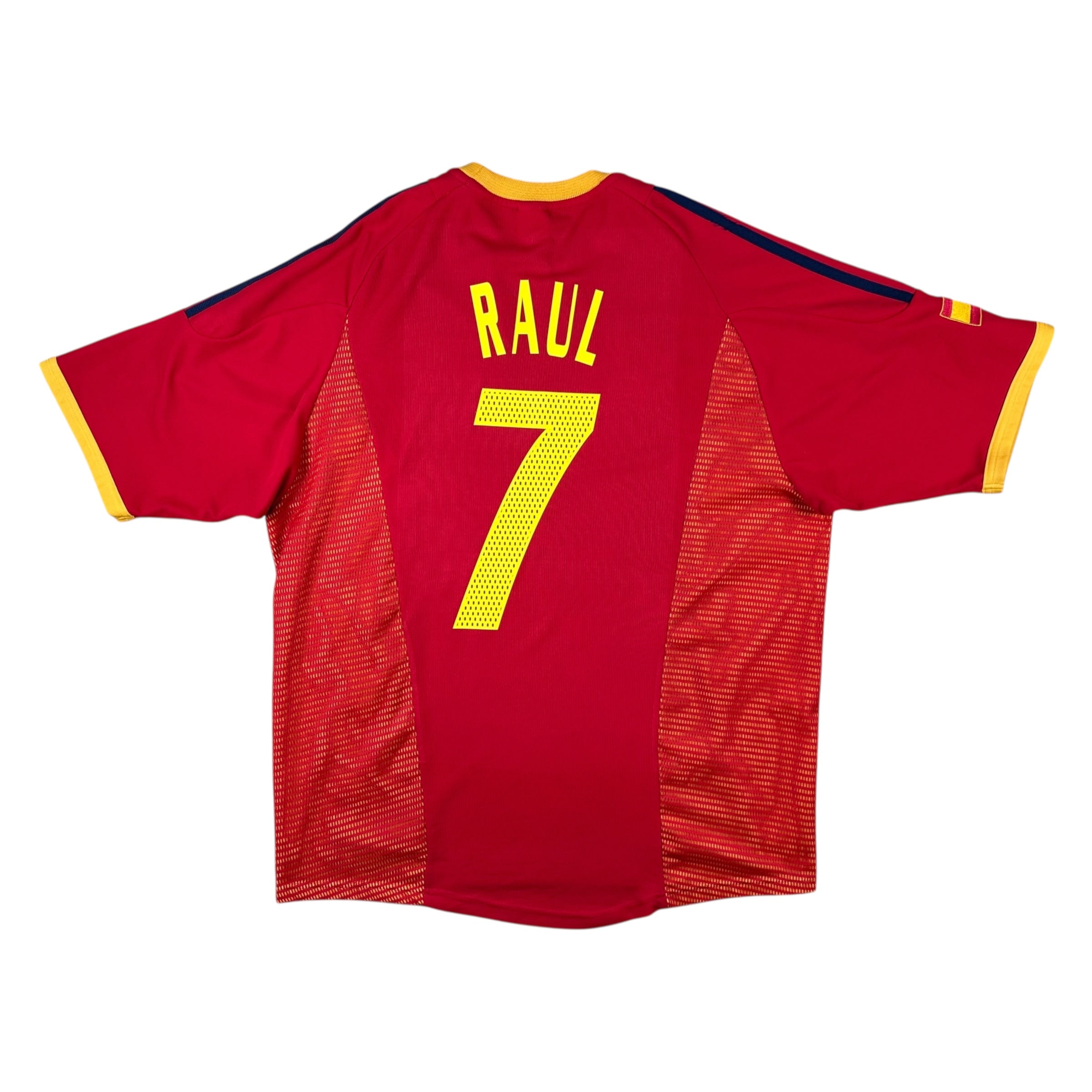 Spain 2002 Home Shirt (XL) Raul #7