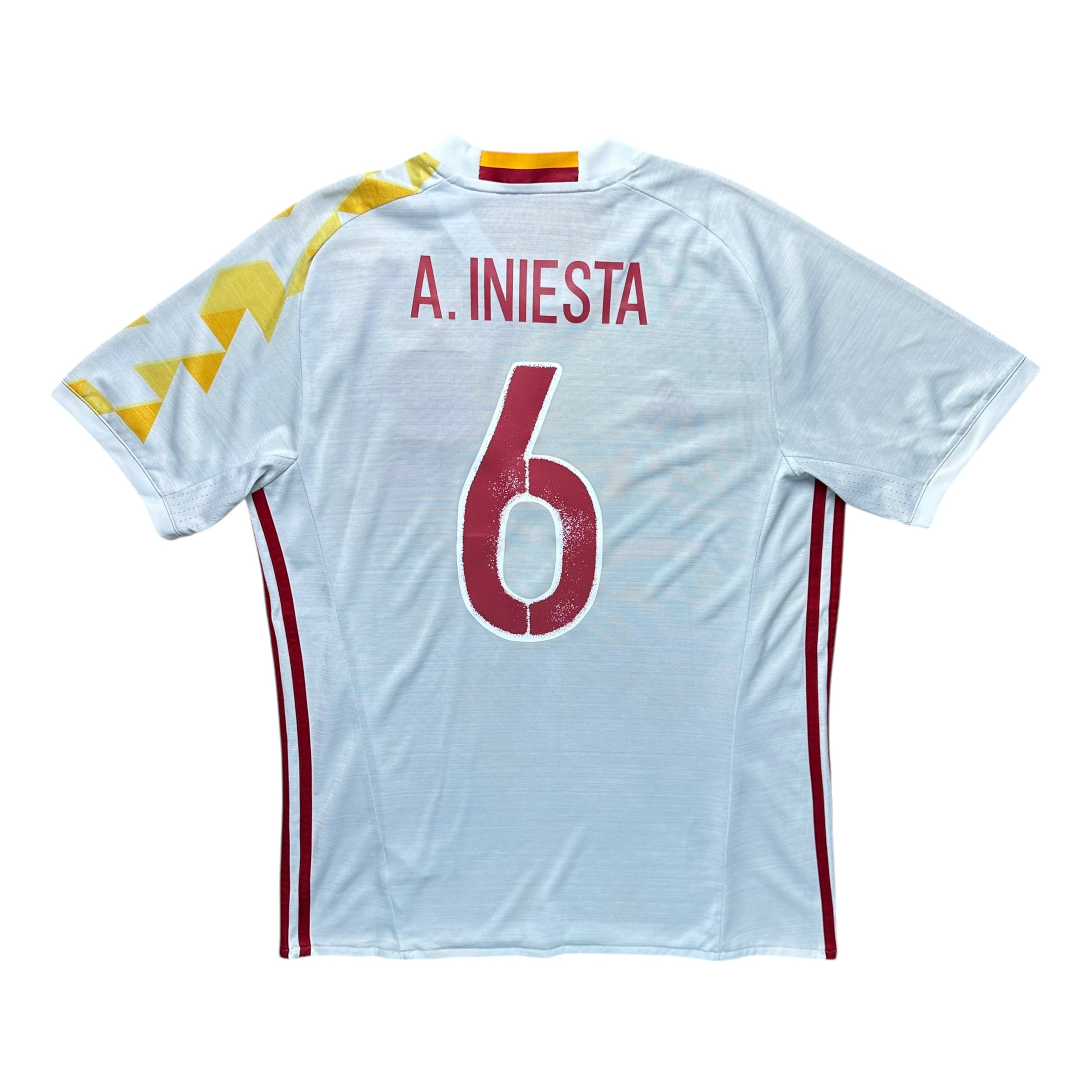 Spain 2016 Away Shirt (M) Iniesta #6