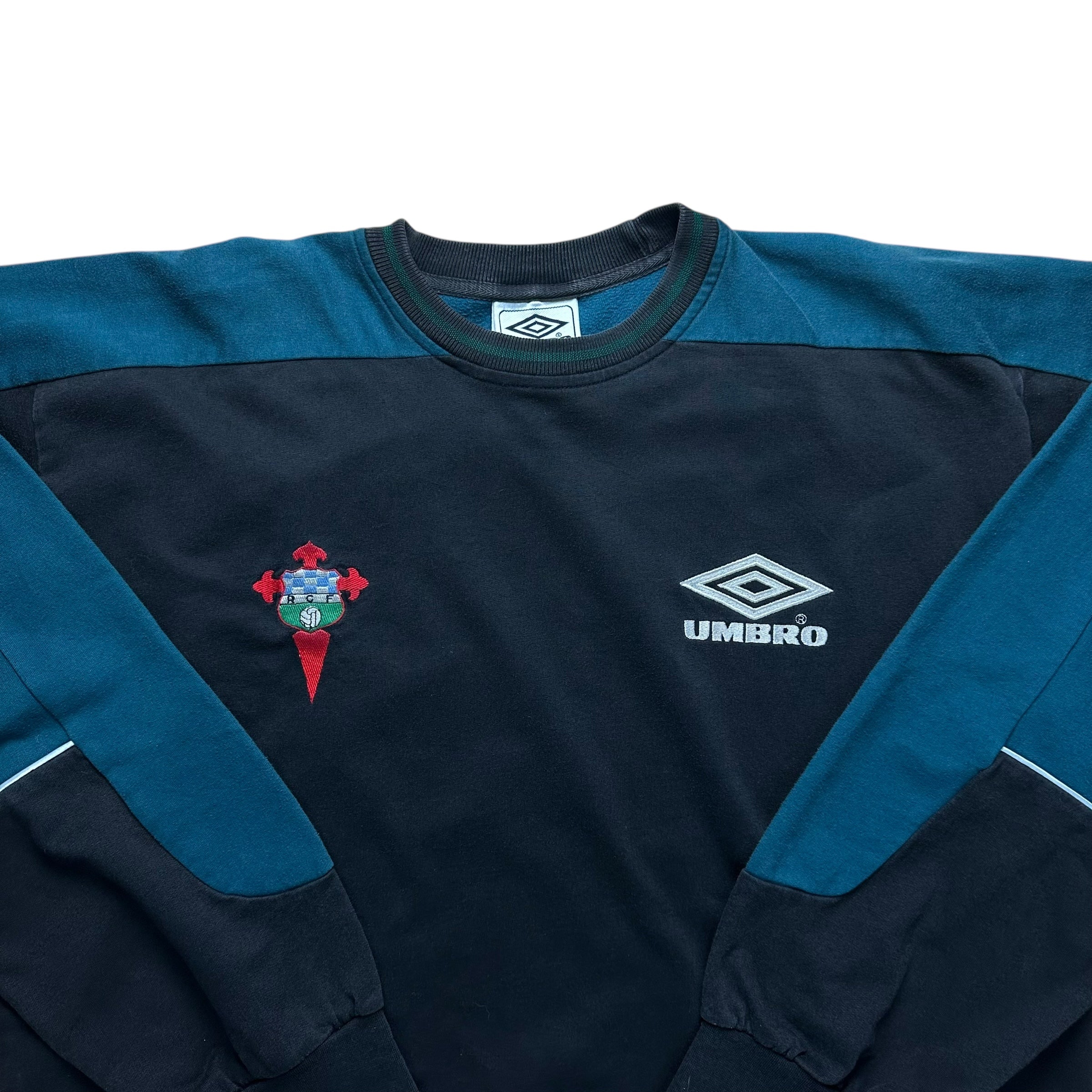 Racing De Ferrol 1990s Training Sweatshirt (XL)