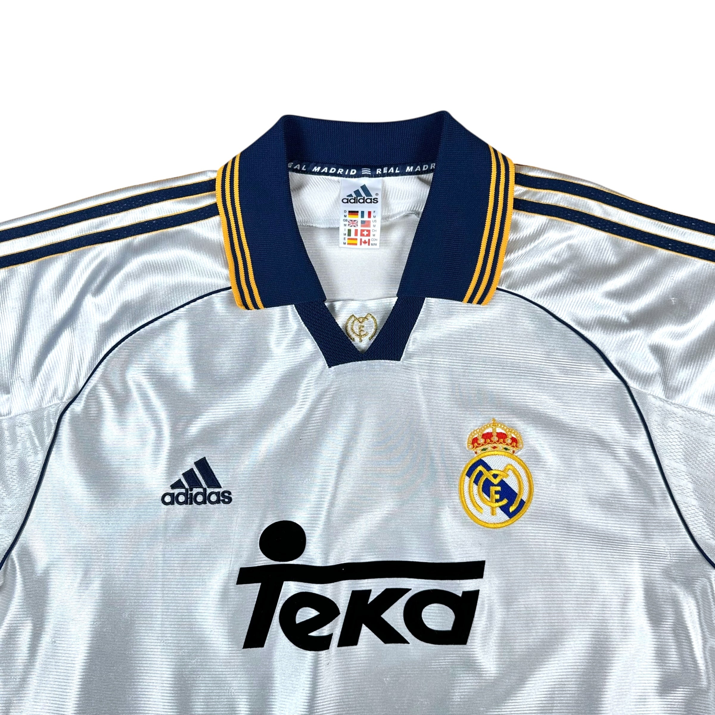 Real Madrid 1998-00 Home Shirt (M) R.Carlos #3