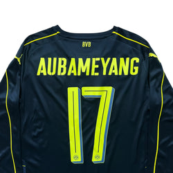 Borussia Dortmund 2016-17 L/S Away Shirt (S) Aubameyang #17