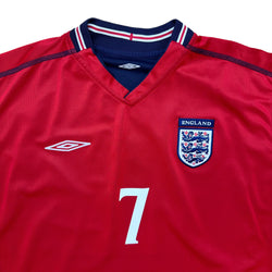 England 2002 Away Shirt (XL) Beckham #7