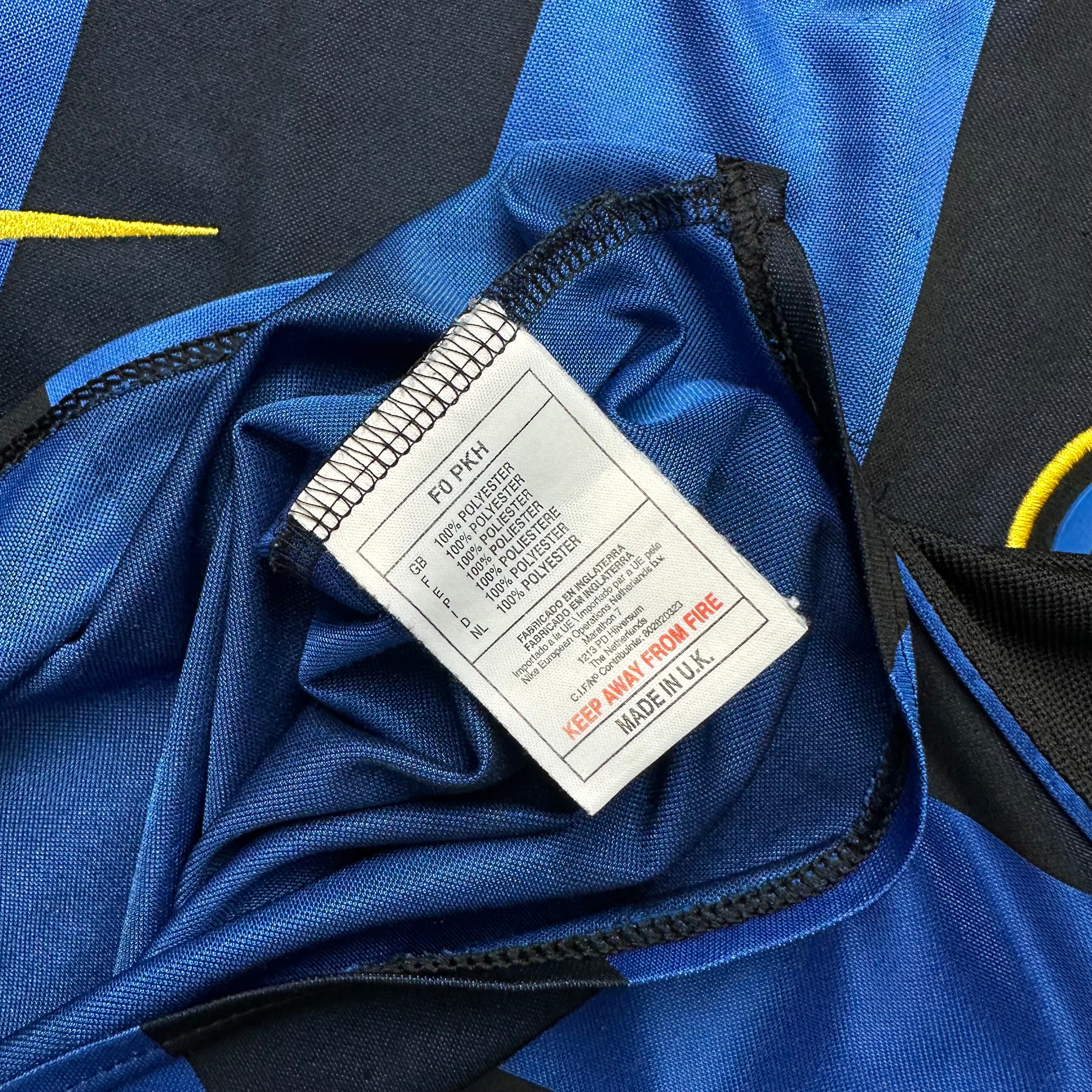 Inter Milan 2000-01 Home Shirt (M) Ronaldo #9