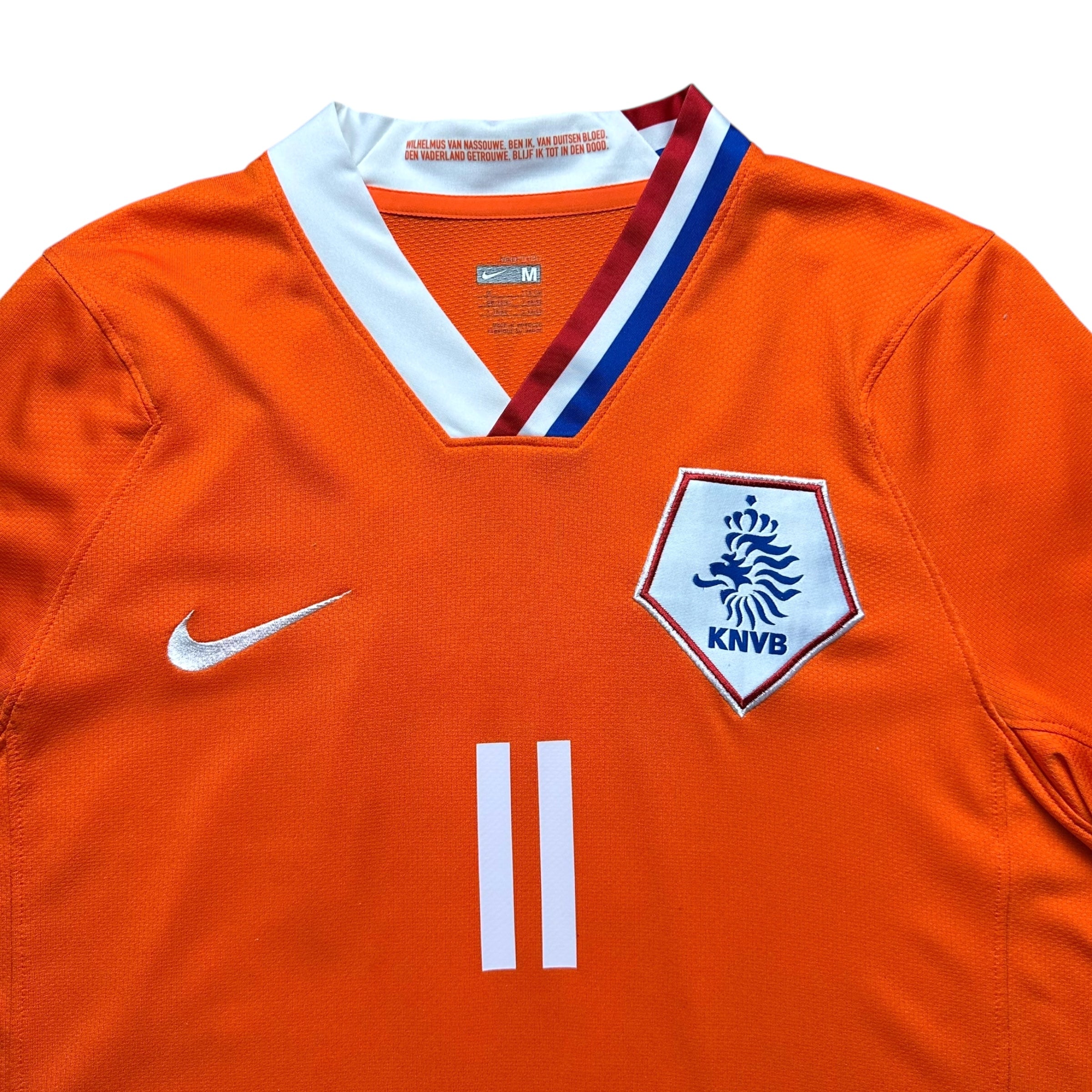 Netherlands 2008 Home Shirt (L) Robben #11