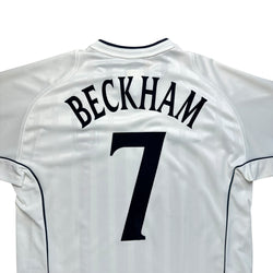 England 2002 Home Shirt (L) Beckham #7