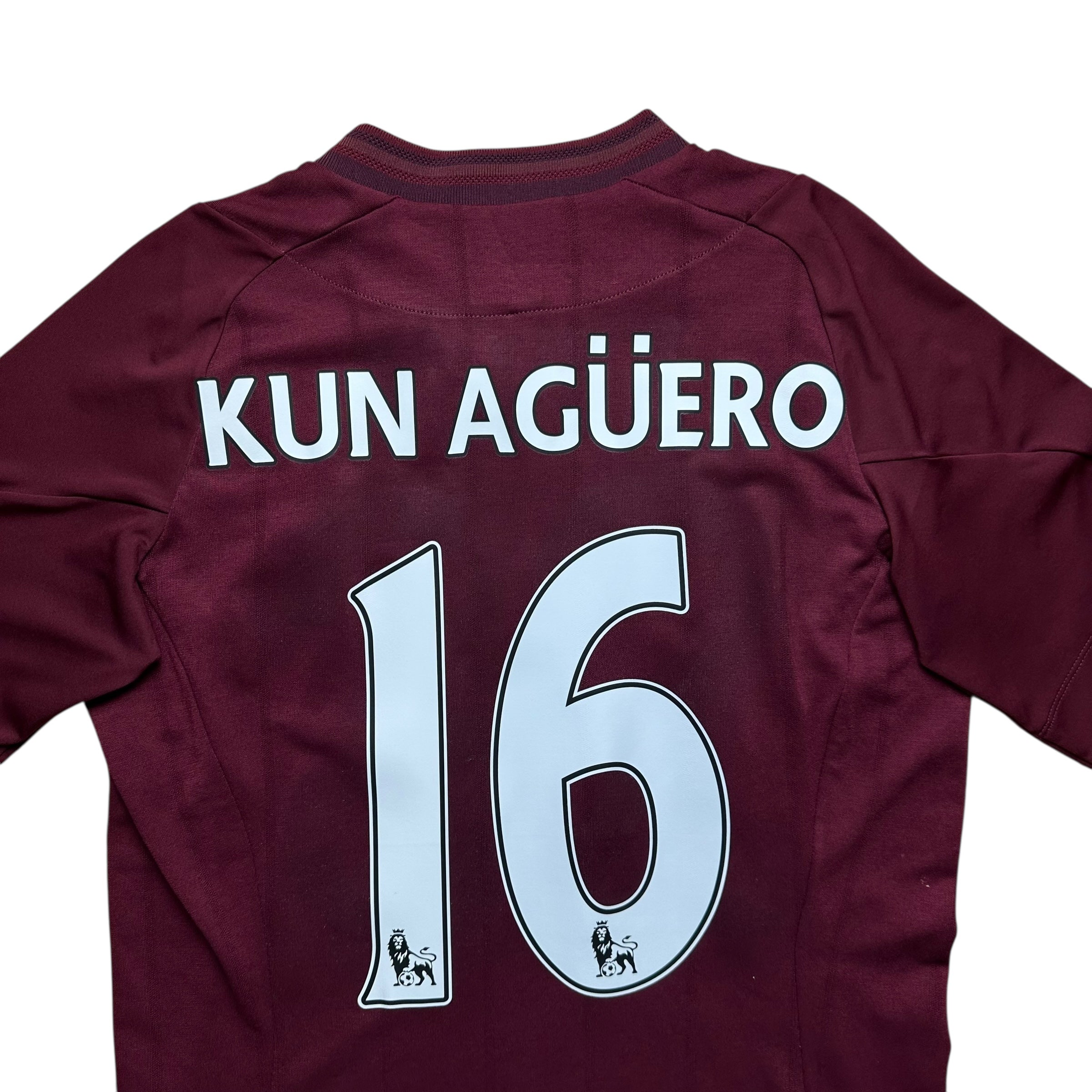 Manchester City 2012-13 Away Shirt (M) Kun Aguero #16