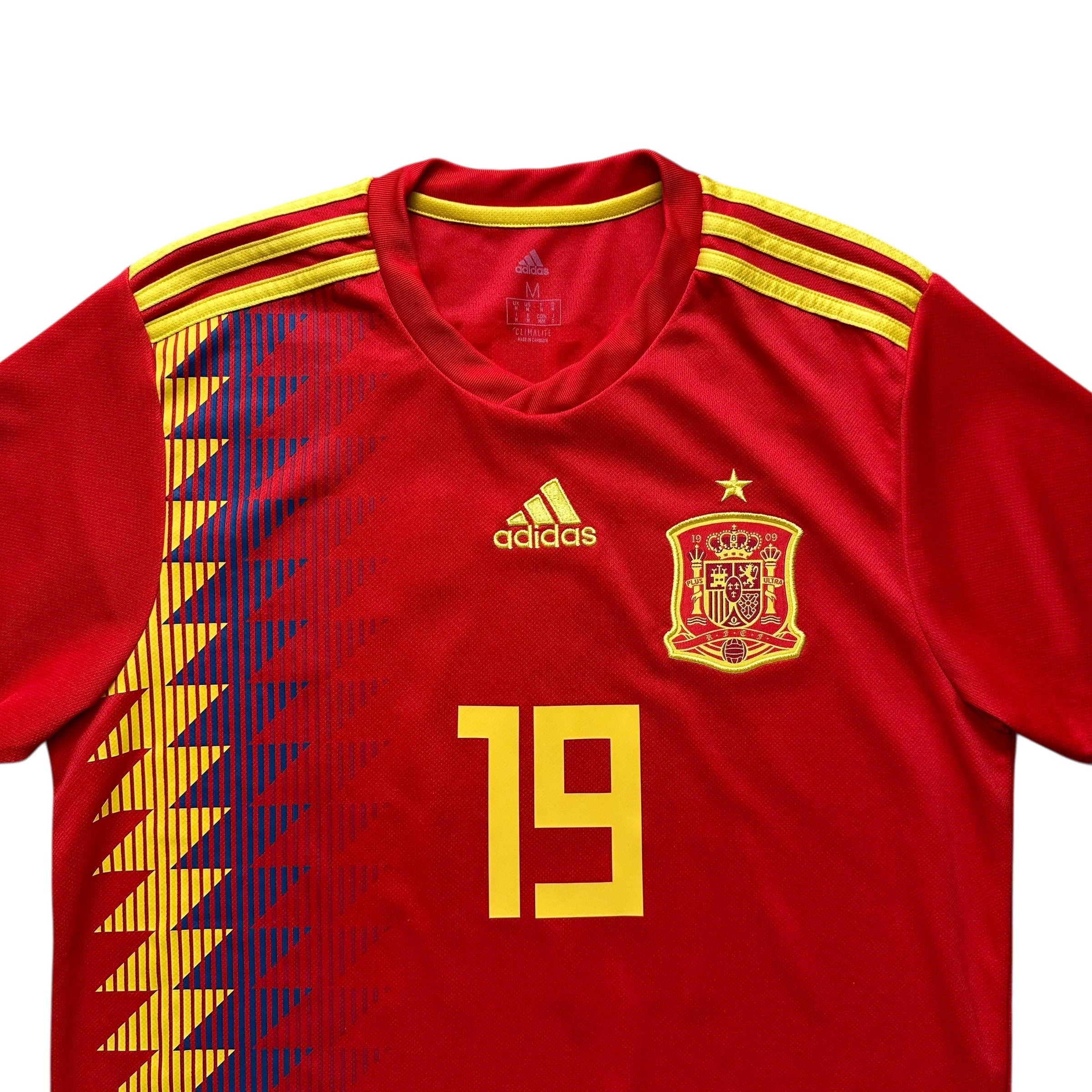 Spain 2018 Home Shirt (M) Diego Costa #19