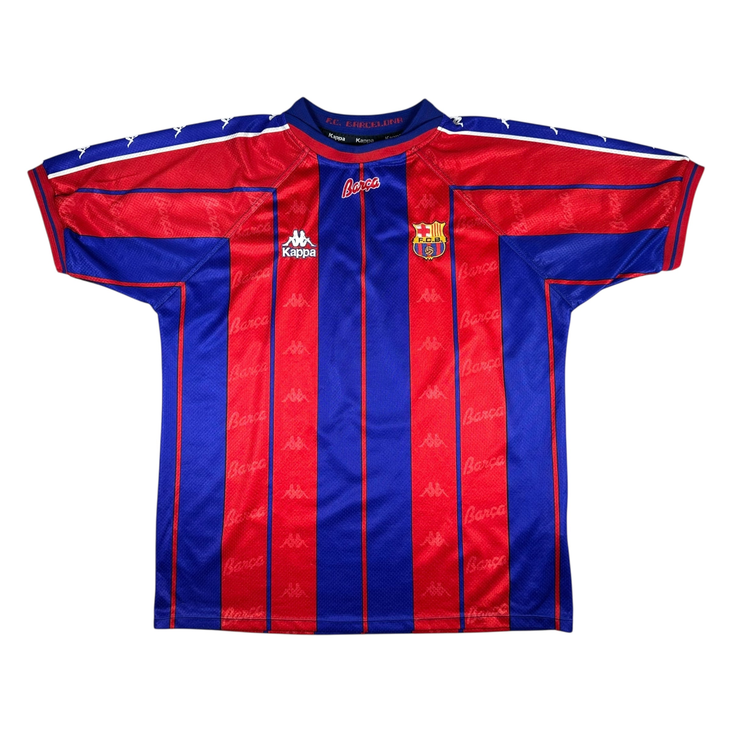 Barcelona 1997-98 Home Shirt (L) Rivaldo #11