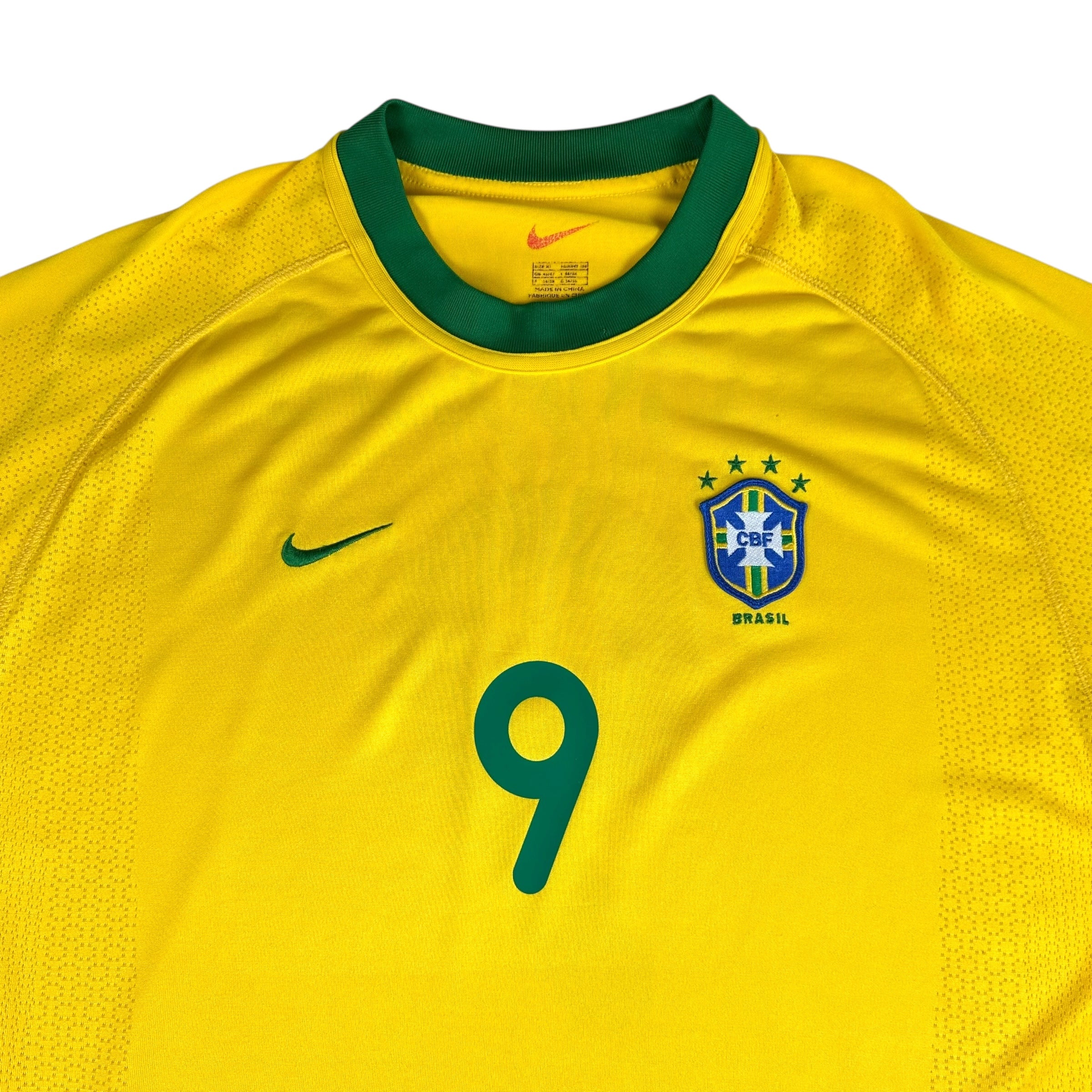 Brazil 2000 Home Shirt (XL) Ronaldo #9