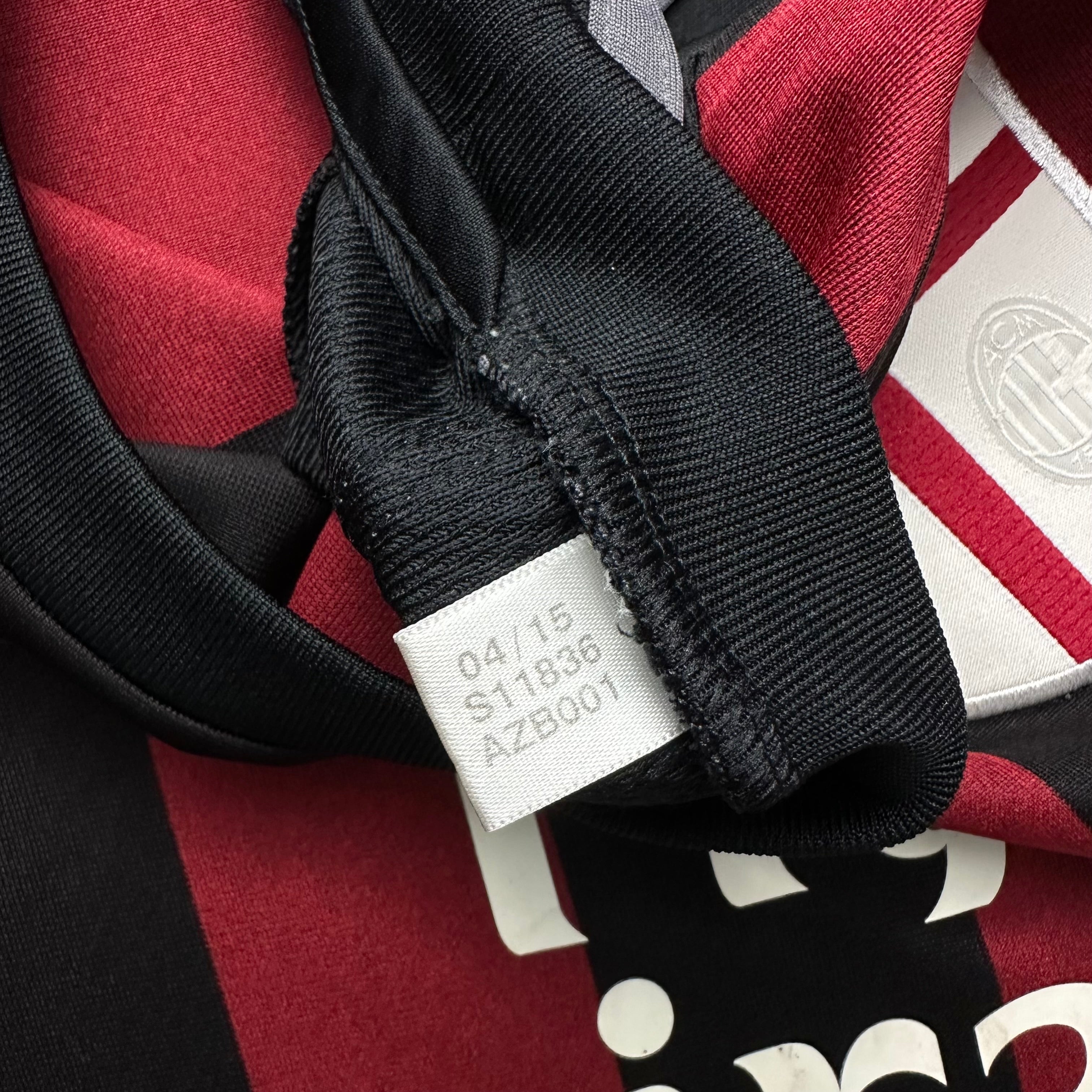 AC Milan 2015-16 Home Shirt (S) Balotelli #45