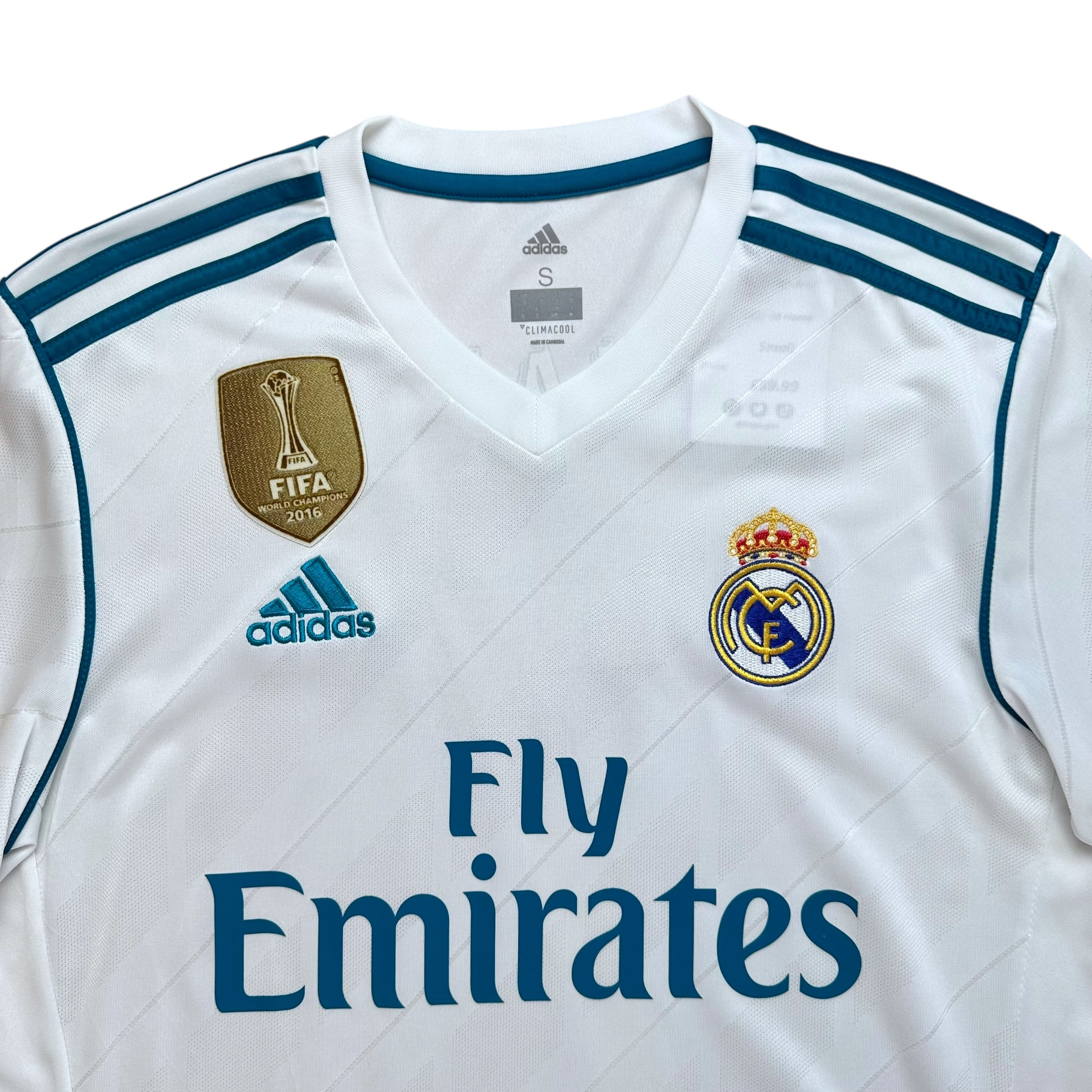 Real Madrid 2017-18 Home Shirt (S) Ronaldo #7