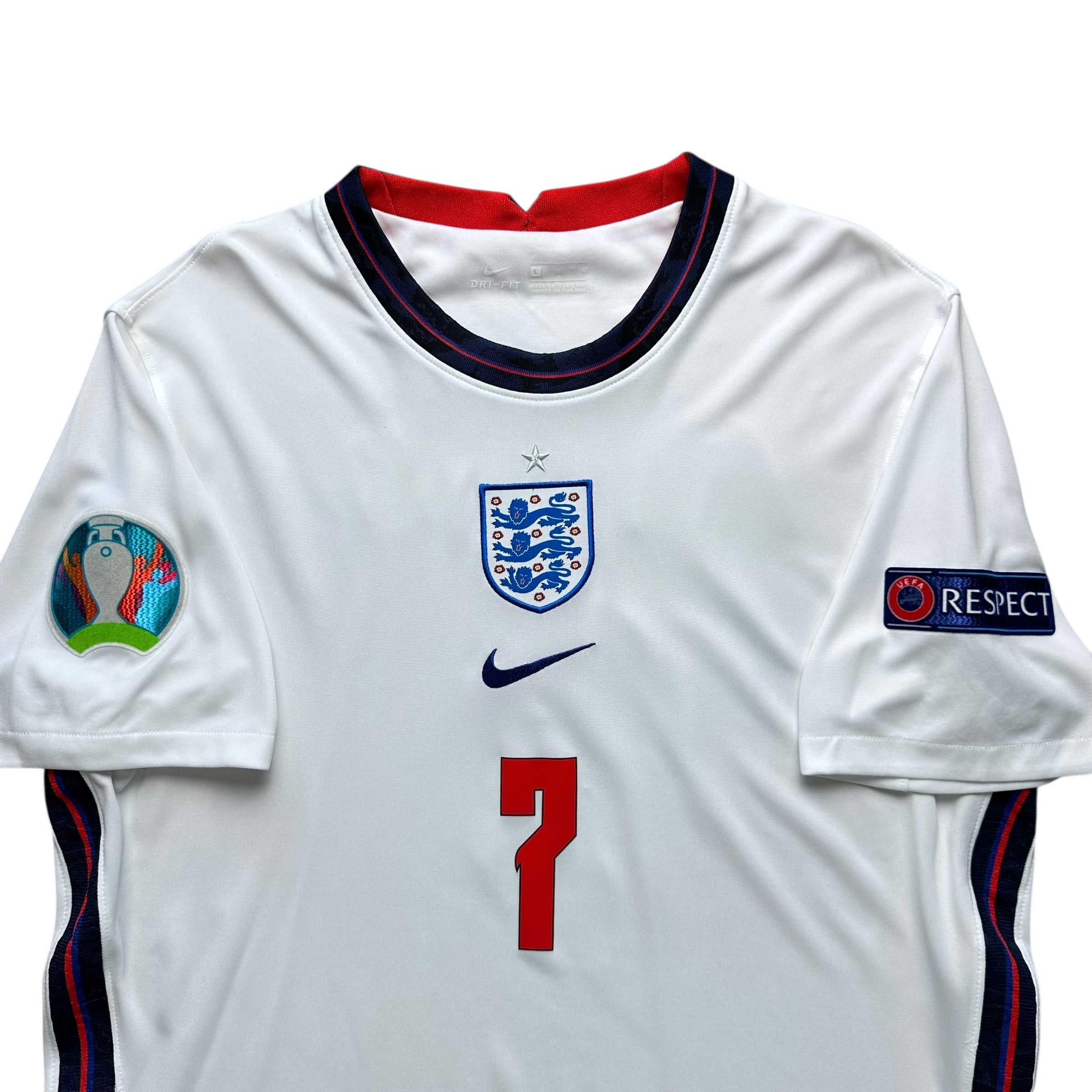 England 2020 Home Shirt (L) Grealish #7