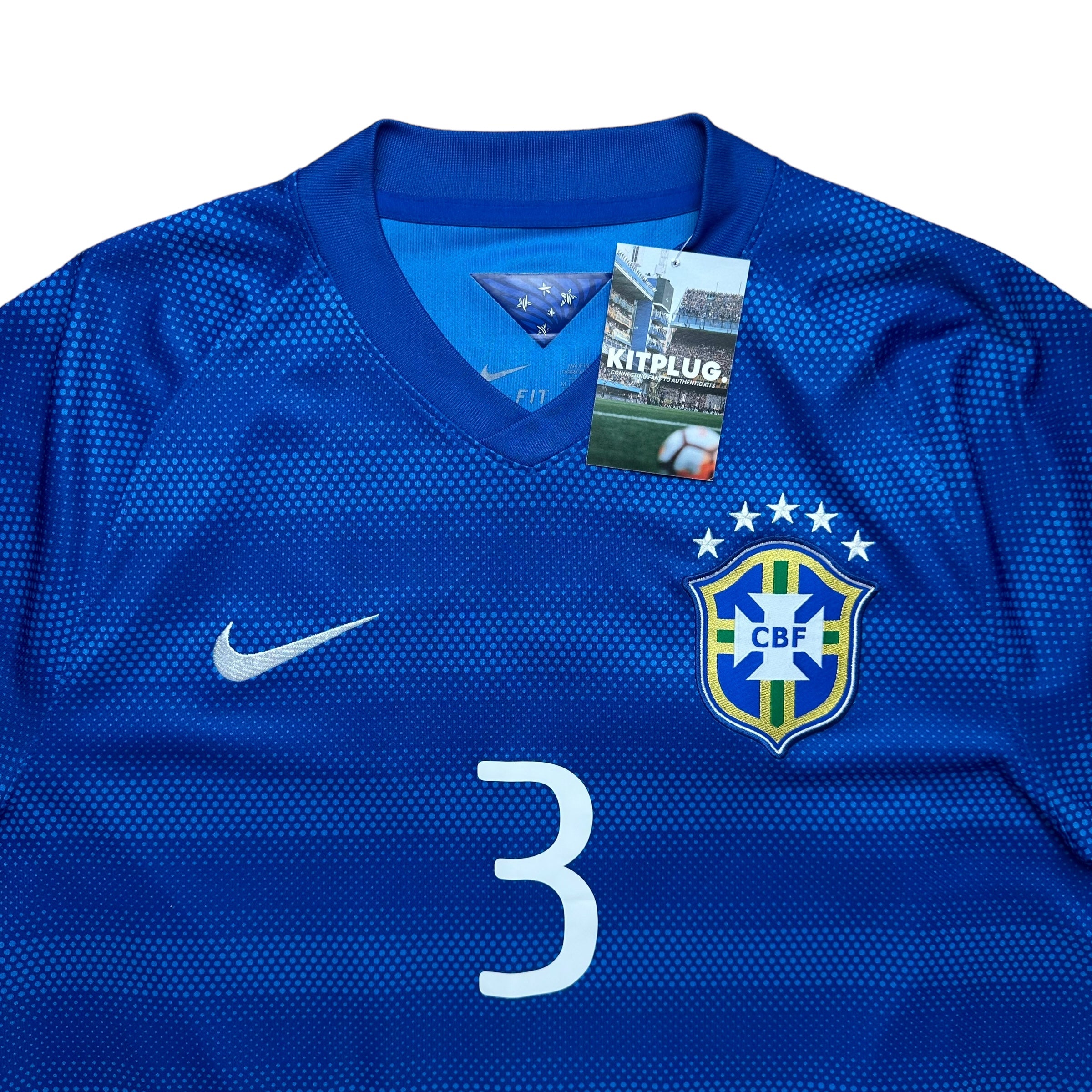 Brazil 2014 Away Shirt (M) T.Silva #3