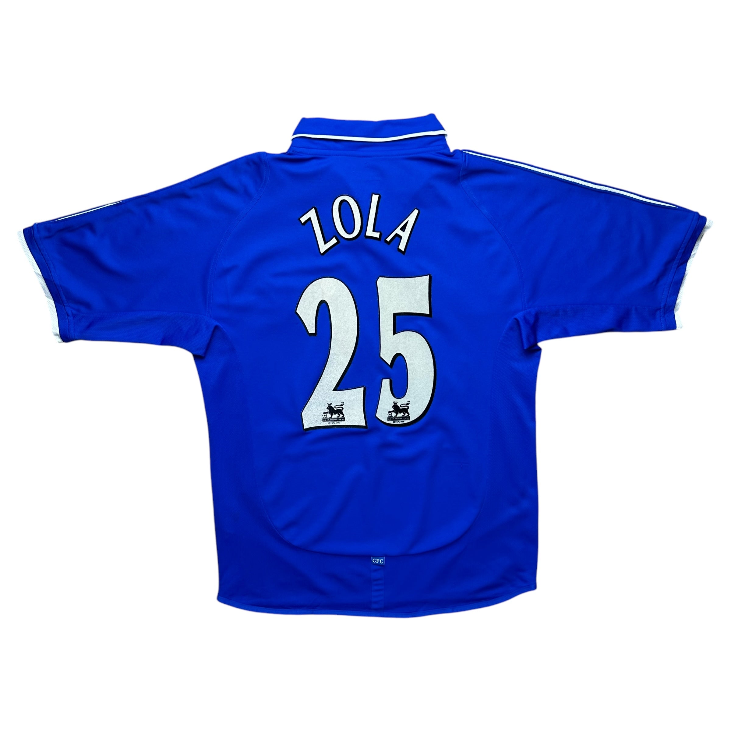 Chelsea 2001-03 Home Shirt (S) Zola #25