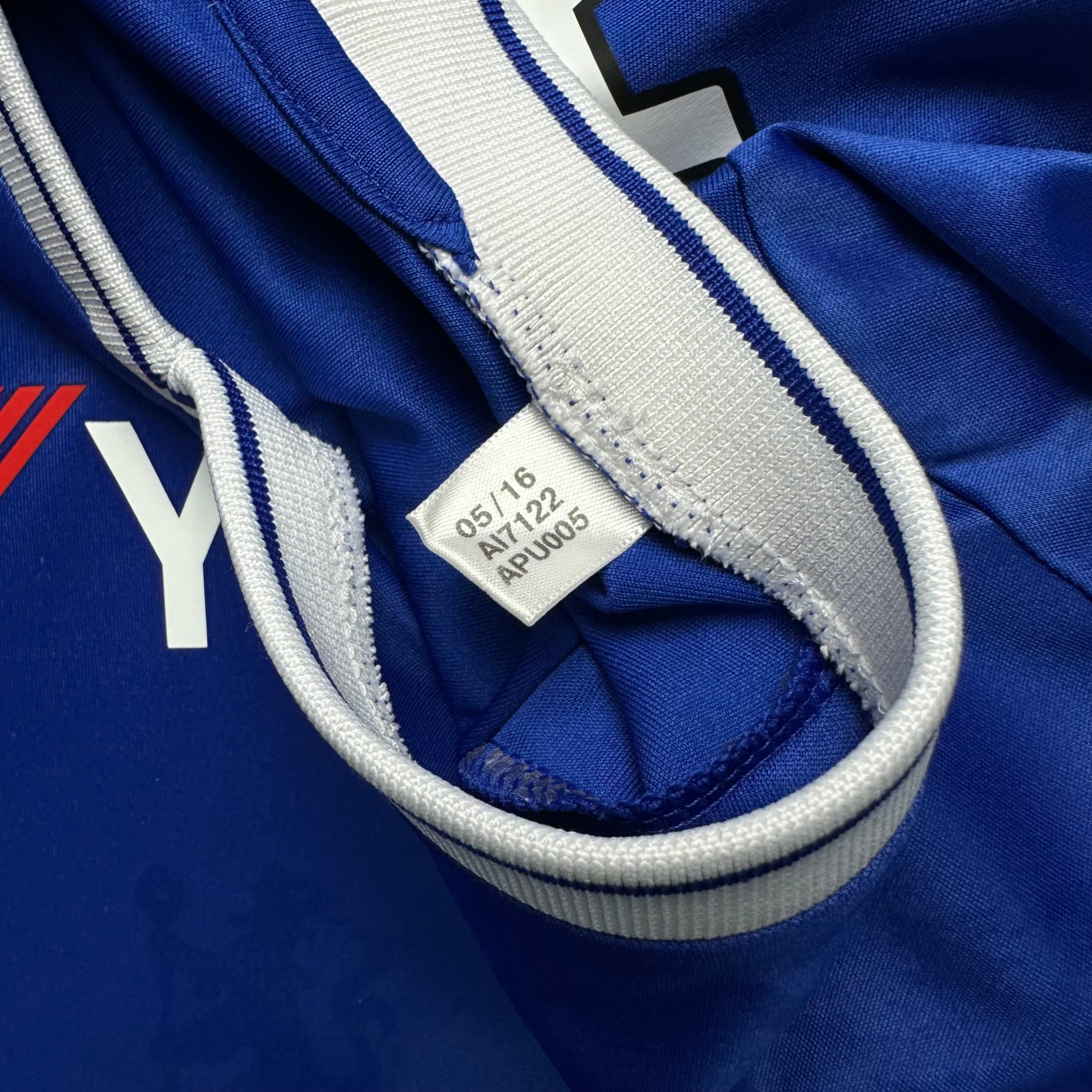 Chelsea 2016-17 Home L/S Shirt (L) Hazard #10