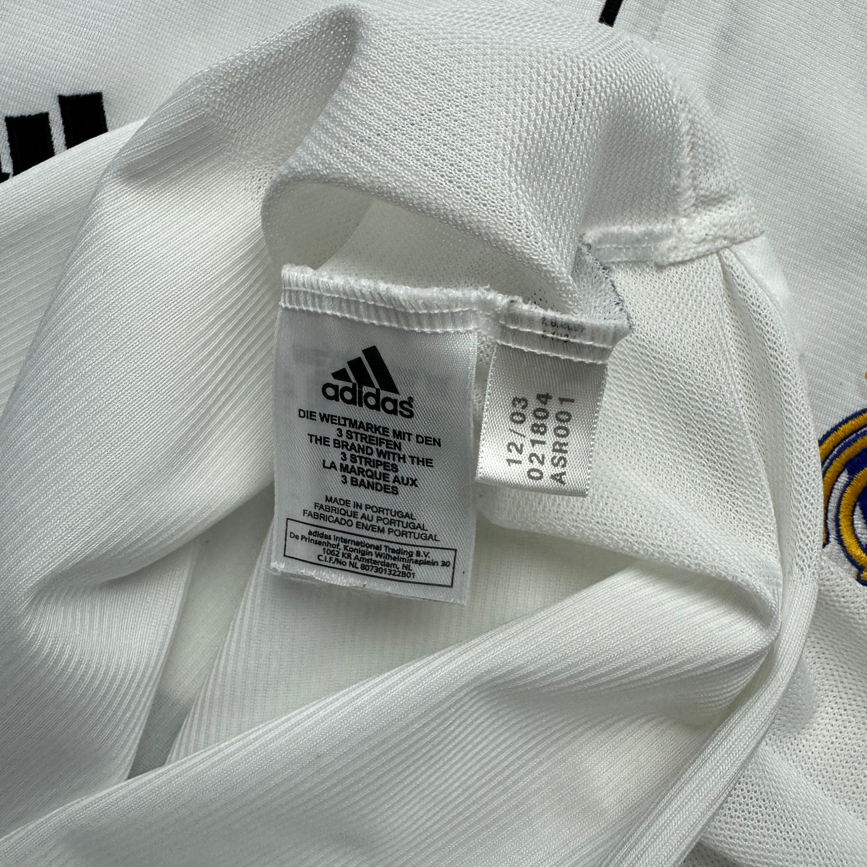 Real Madrid 2003-04 Home Shirt (L) Beckham #23