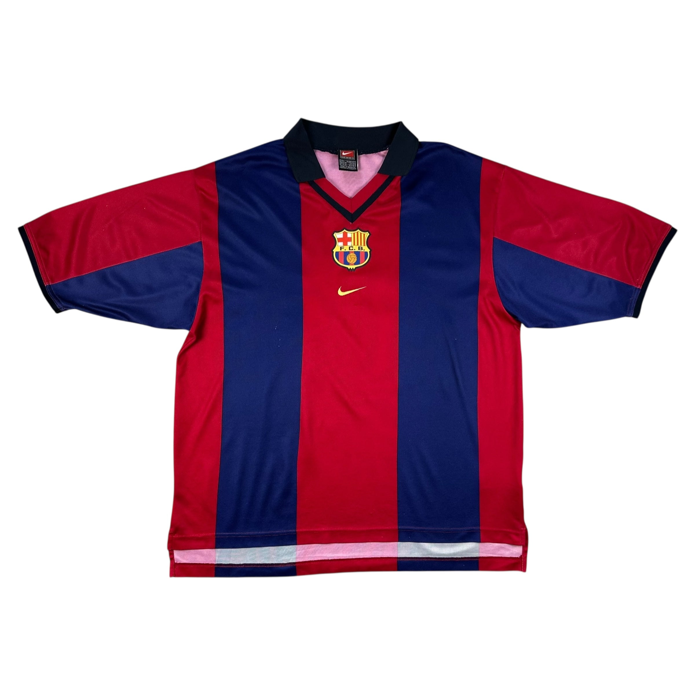 Barcelona 2000-01 Home Shirt (L) Rivaldo #10