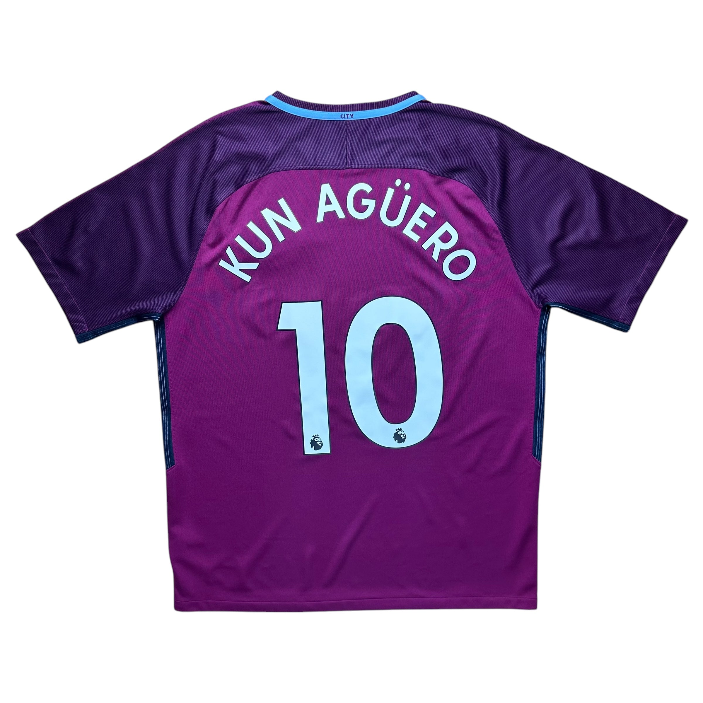 Manchester City 2016-17 Away Shirt (L) Aguero #10