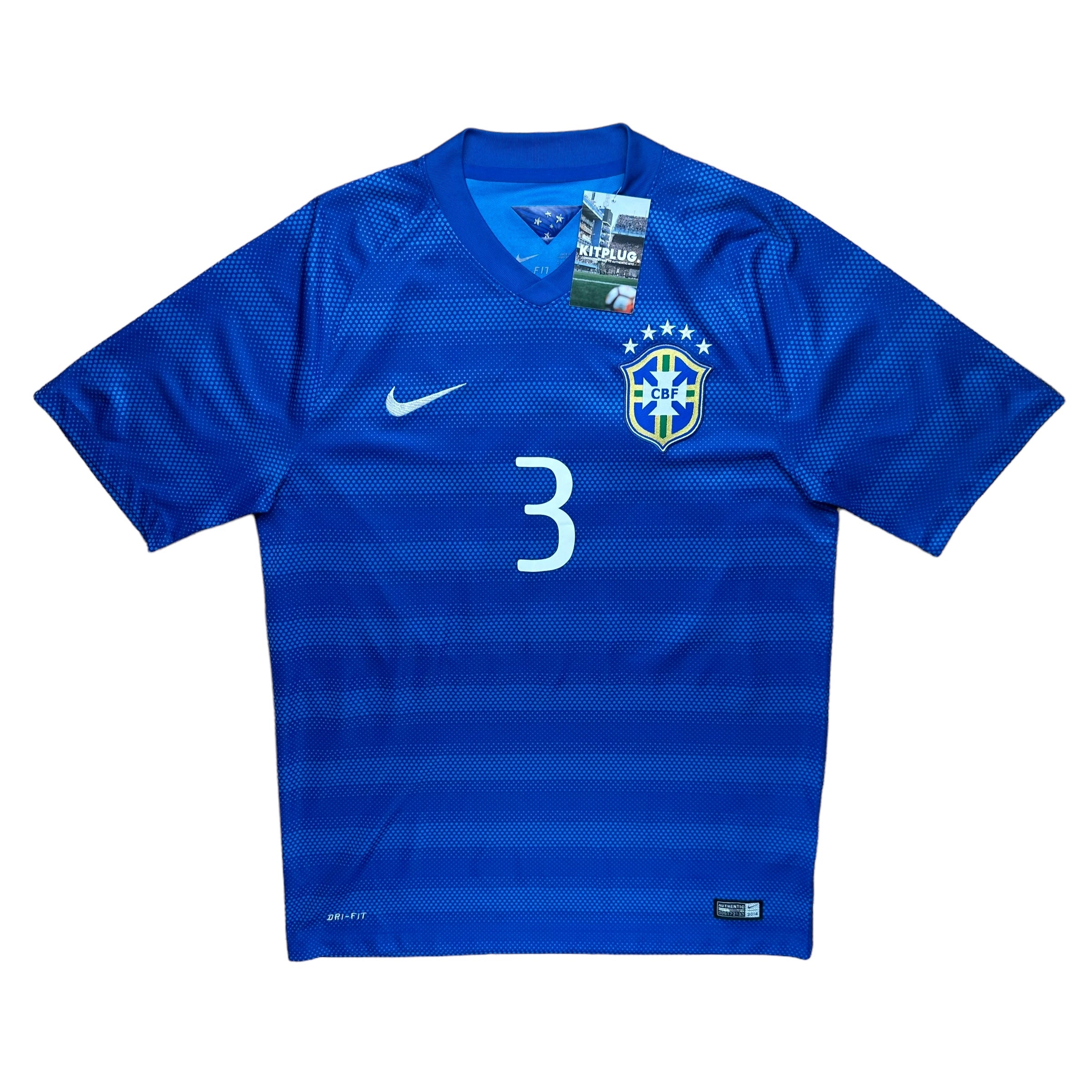 Brazil 2014 Away Shirt (M) T.Silva #3