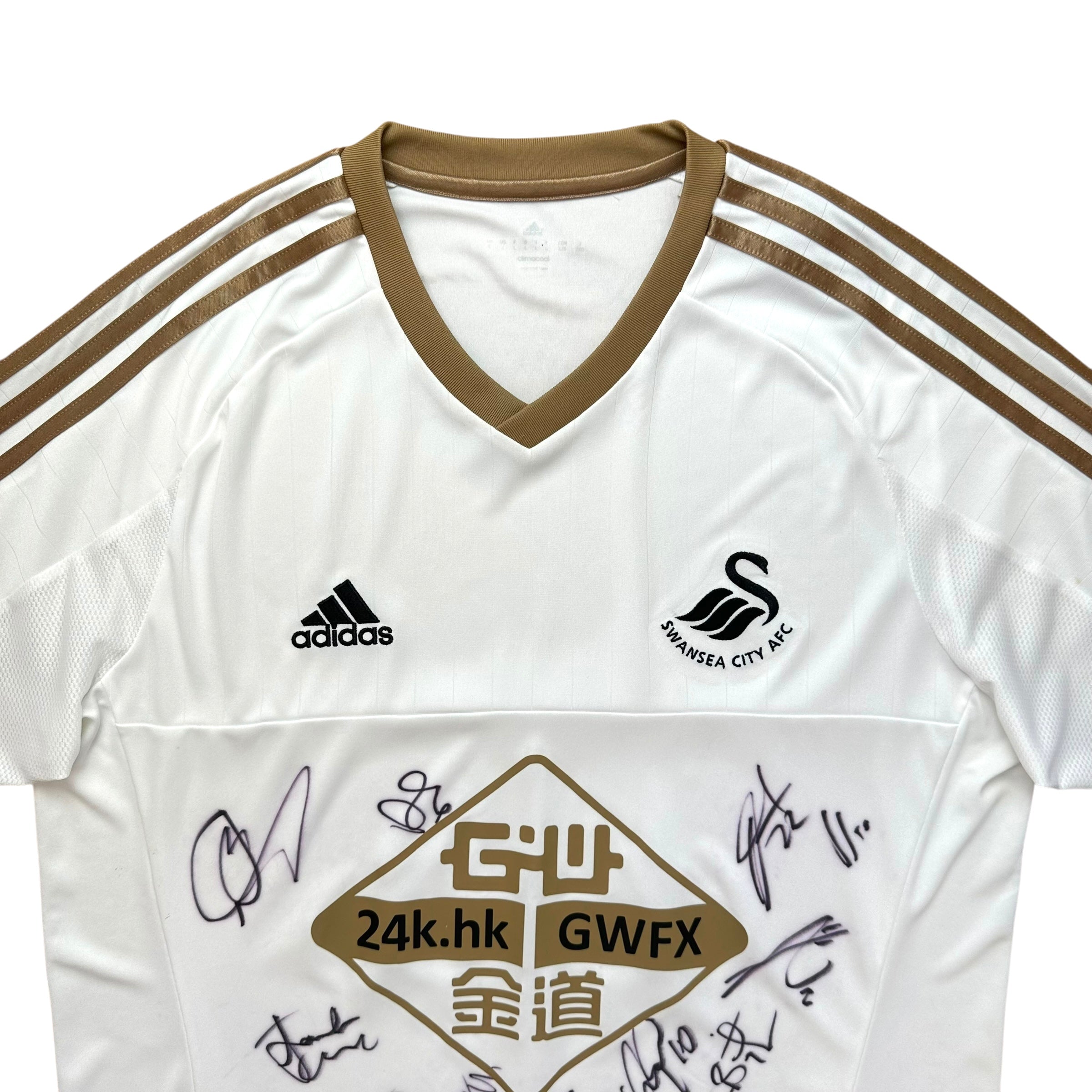 Swansea 2015-16 Home Shirt (L) *Signed