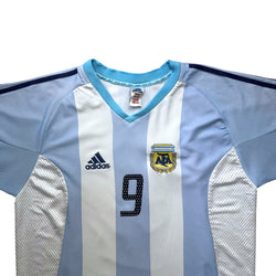 Argentina 2002 Home Shirt (L) Batistuta #9