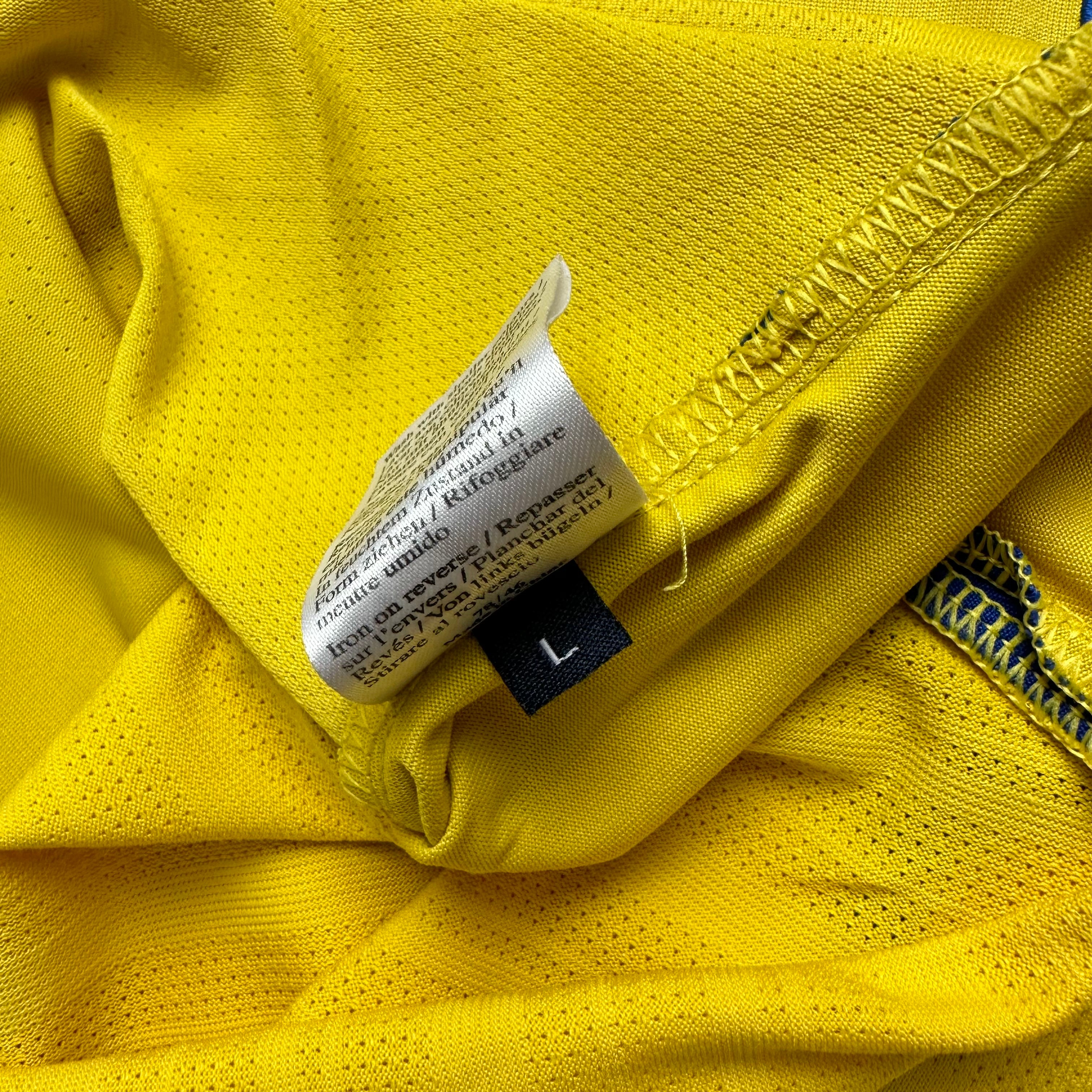 Sweden 2008 Home Shirt (L) Ibrahimovic #10