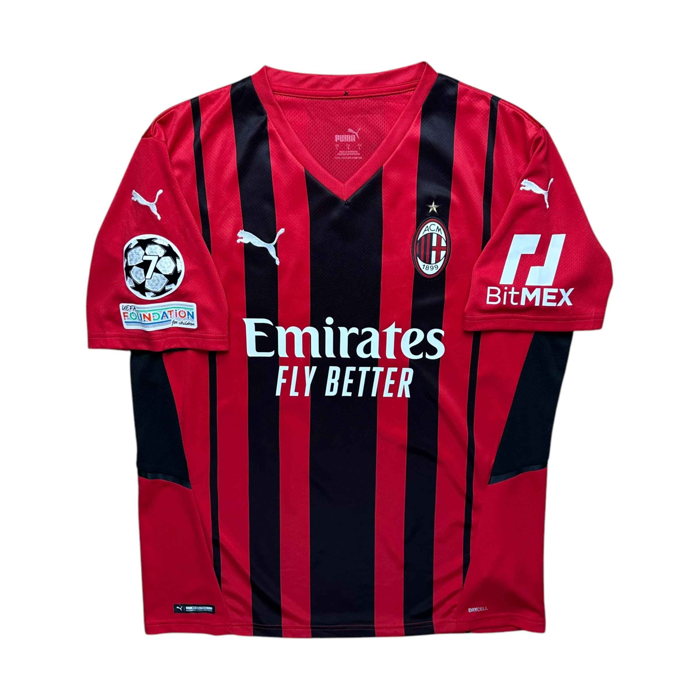 Ac Milan 2021-22 Home Shirt (L)