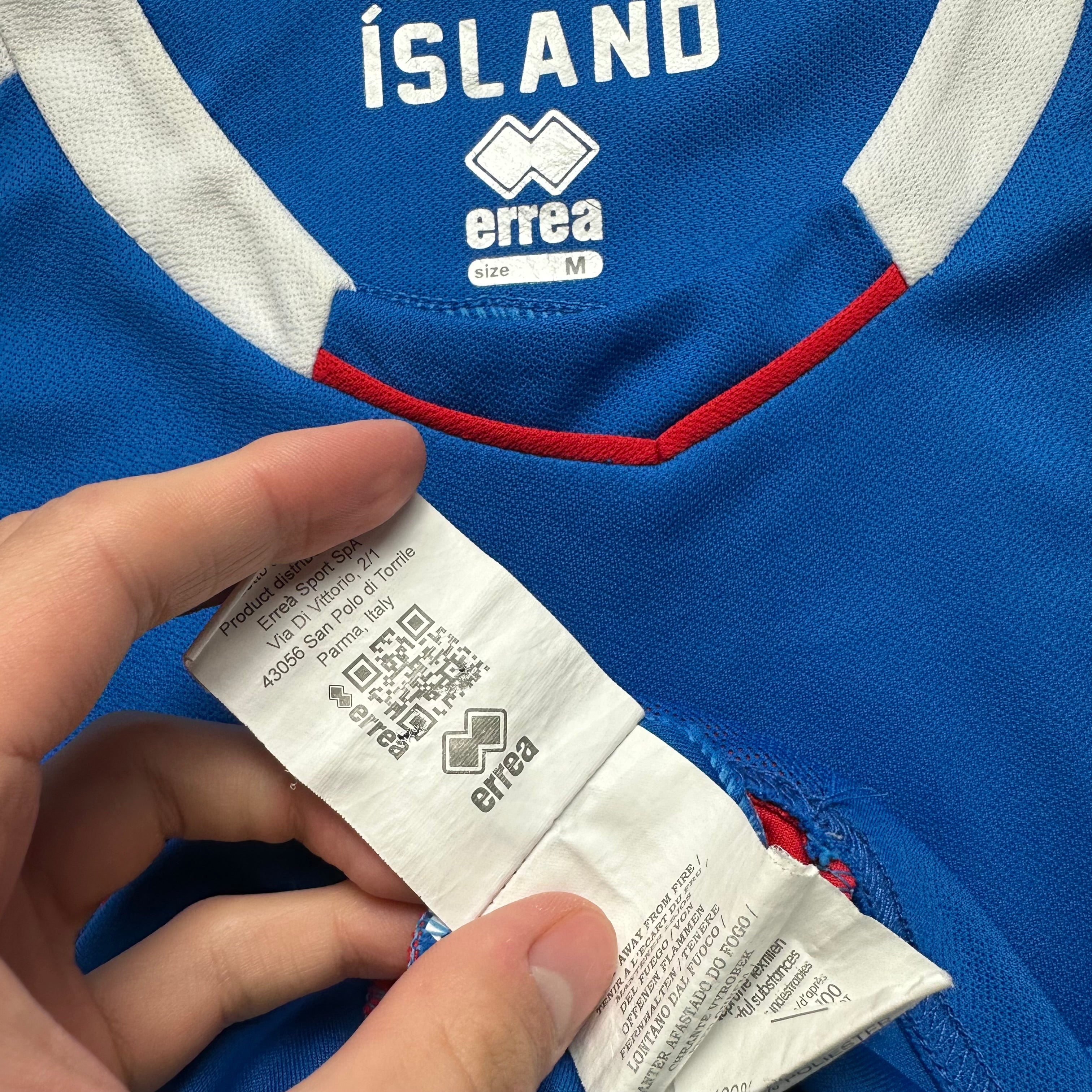 Iceland 2018 Home Shirt (M) Ngarsson #7