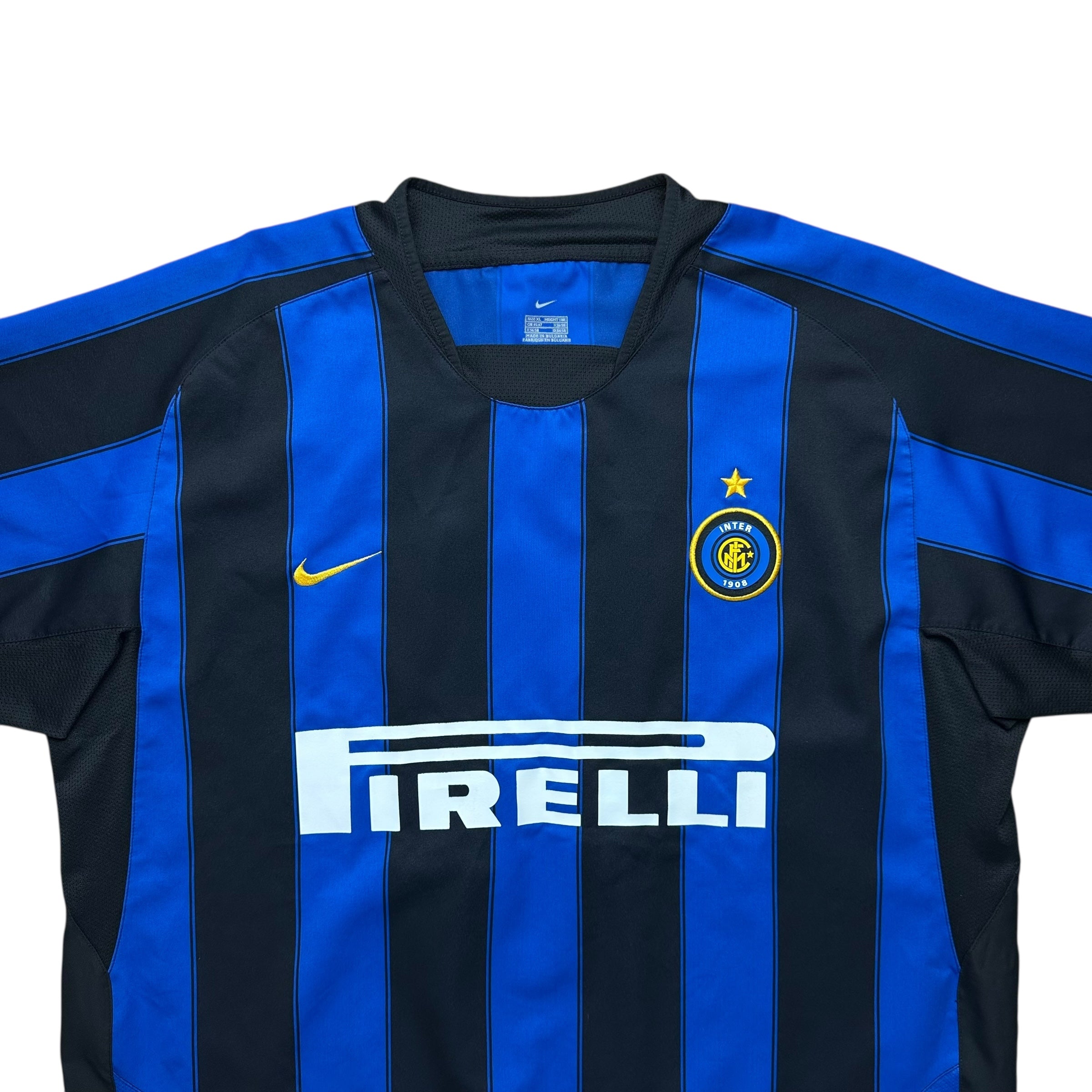 Inter Milan 2003-04 Home Shirt (XL) Adriano #10