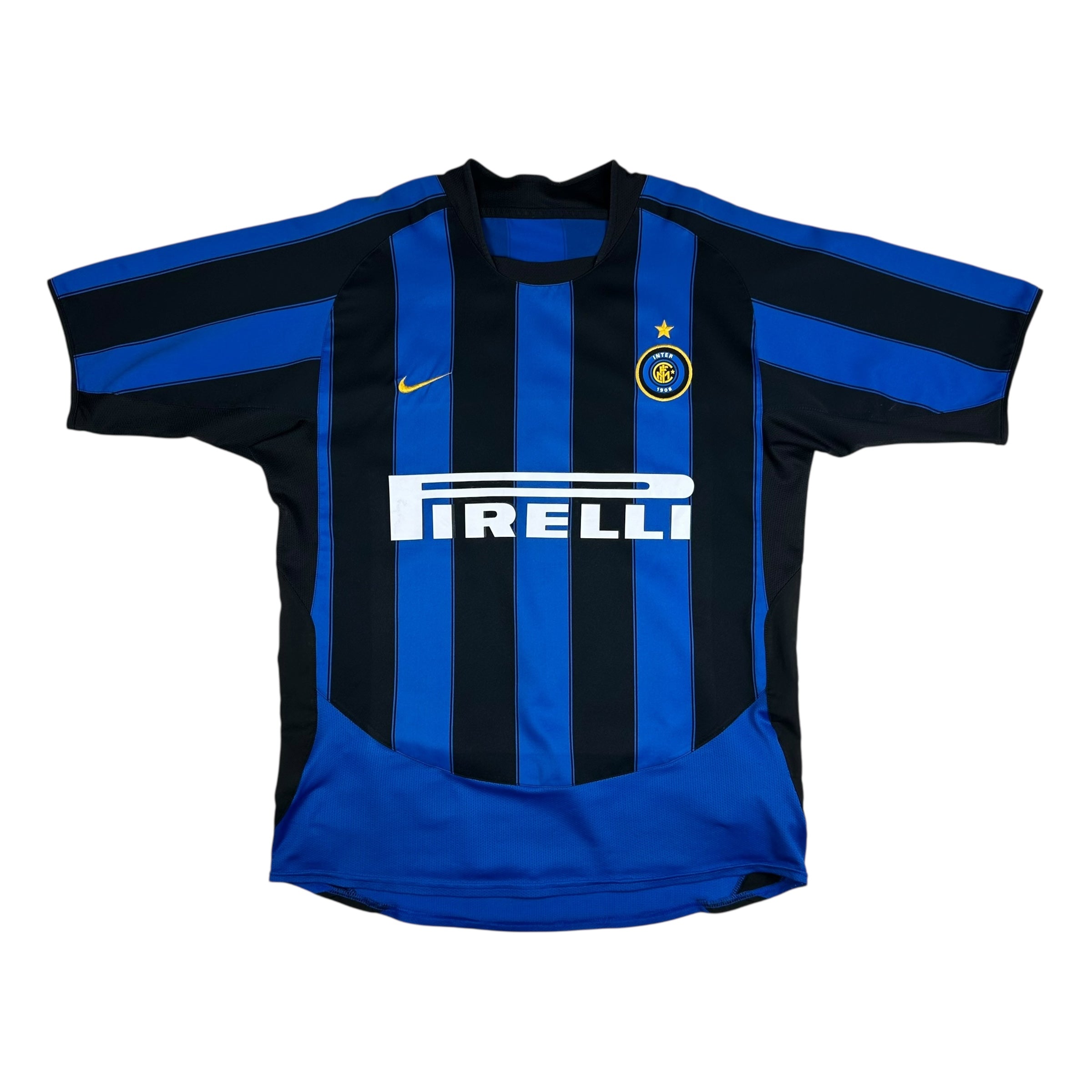 Inter Milan 2003-04 Home Shirt (M) Adriano #10