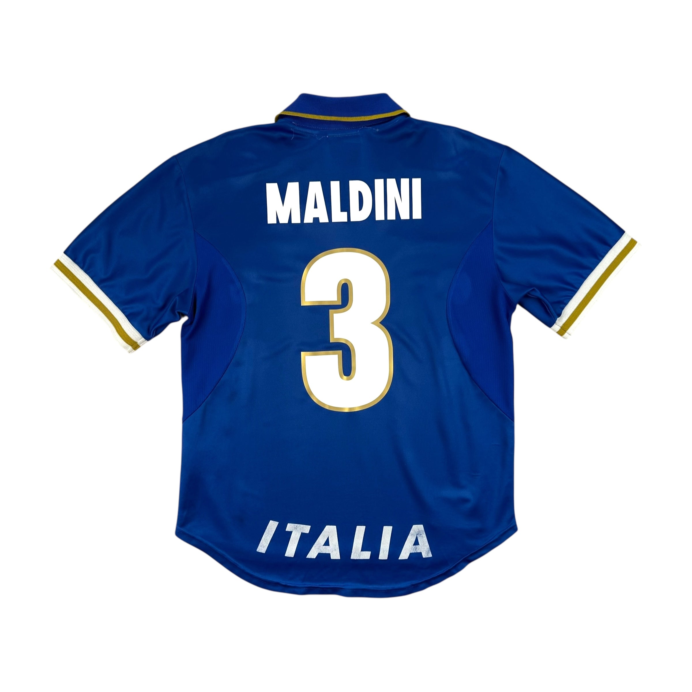 Italy 1996 Home Shirt (M) Maldini #3