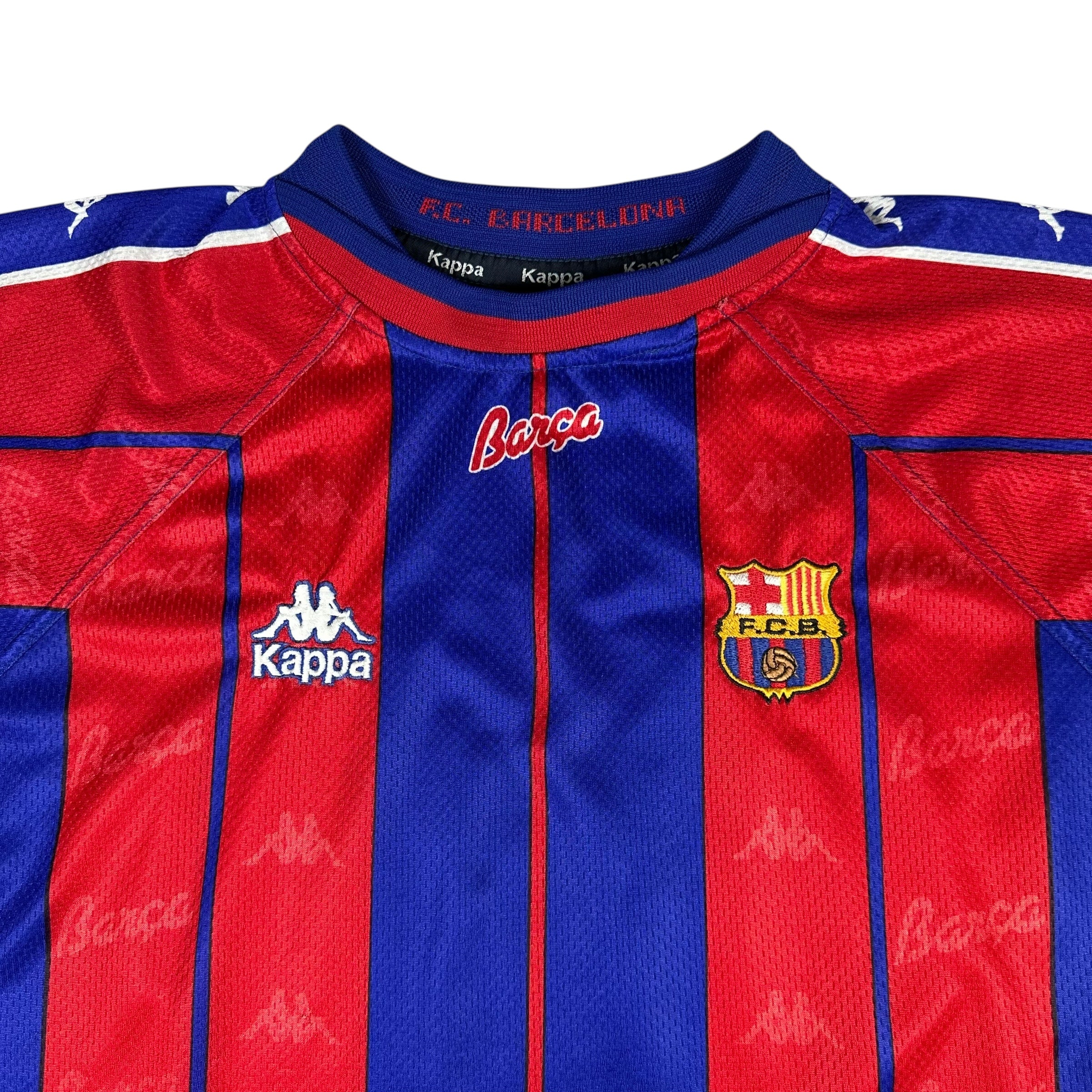 Barcelona 1997-98 Home Shirt (L) Rivaldo #11