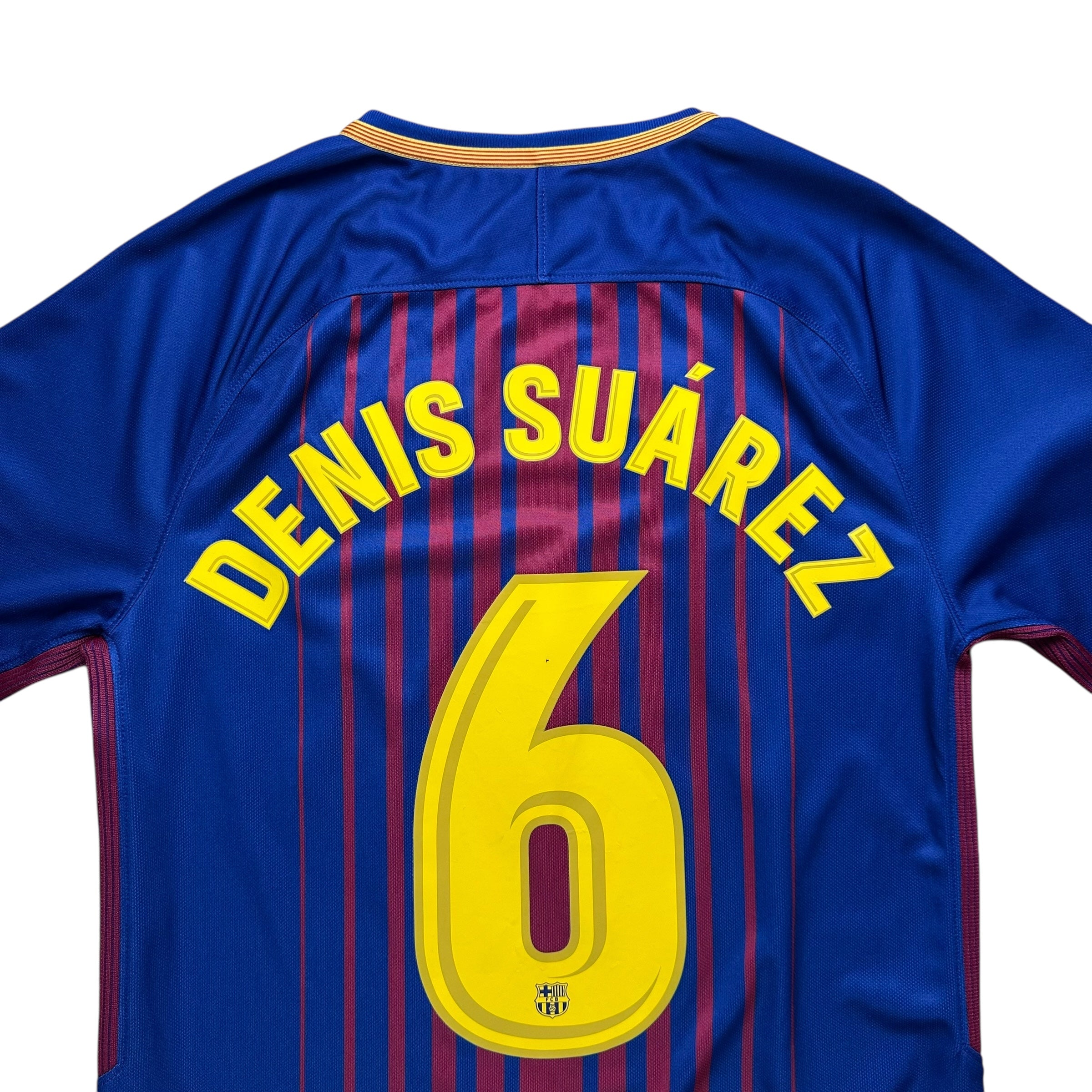 Barcelona 2017-18 Home Shirt (S) Denis Suarez #6