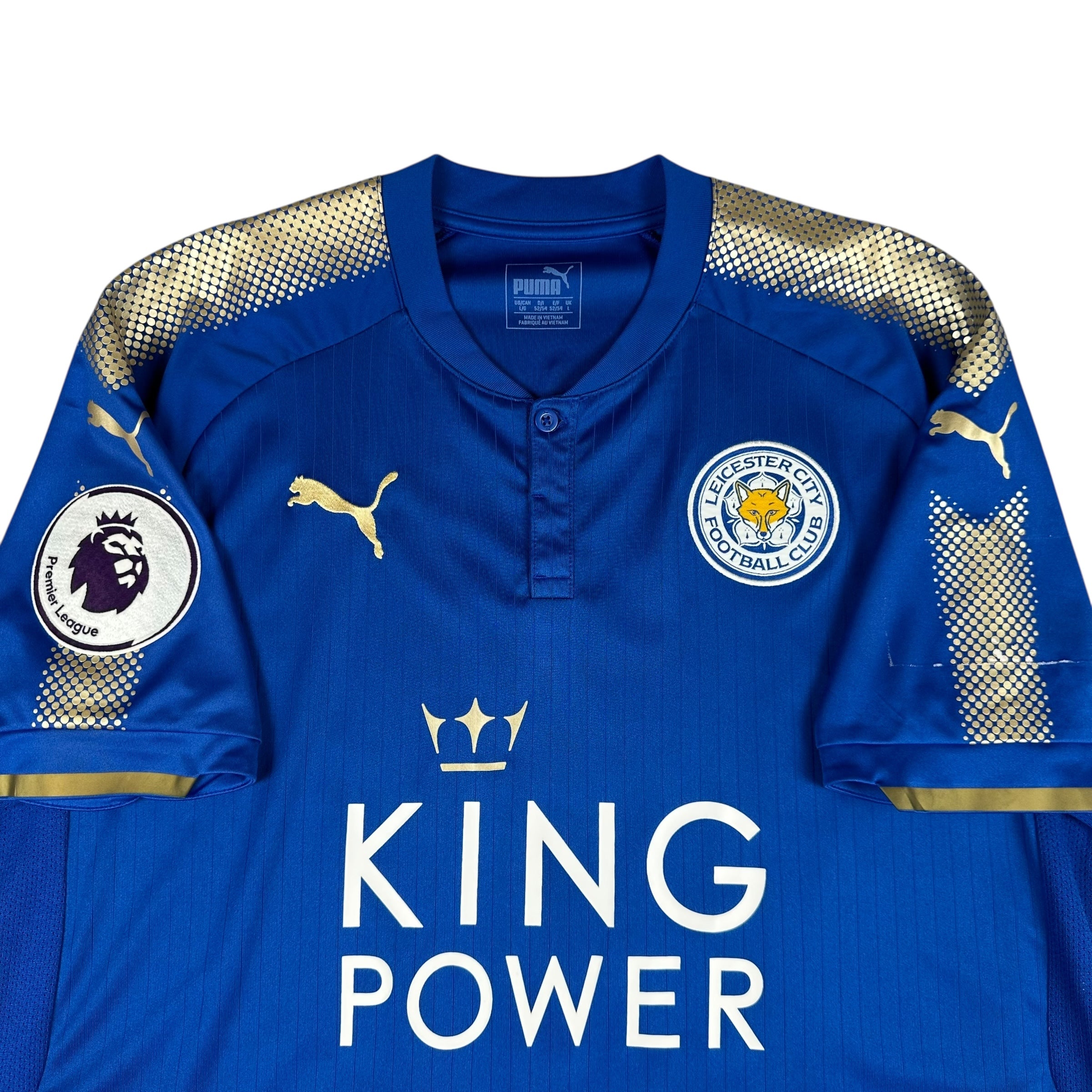 Leicester City 2017-18 Home Shirt (L) Drinkwater #4