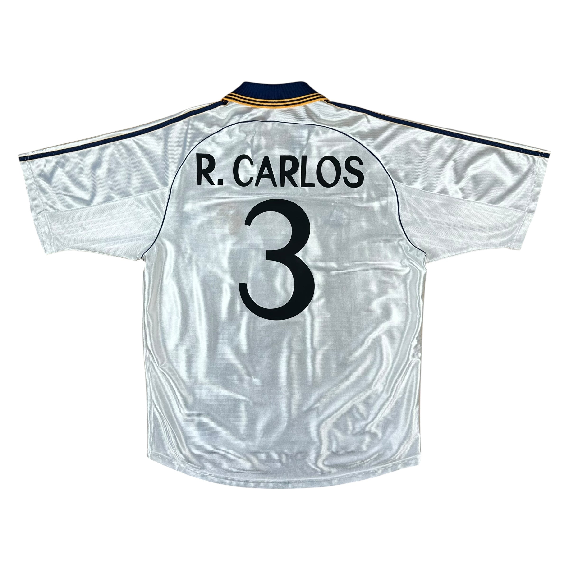 Real Madrid 1998-00 Home Shirt (M) R.Carlos #3